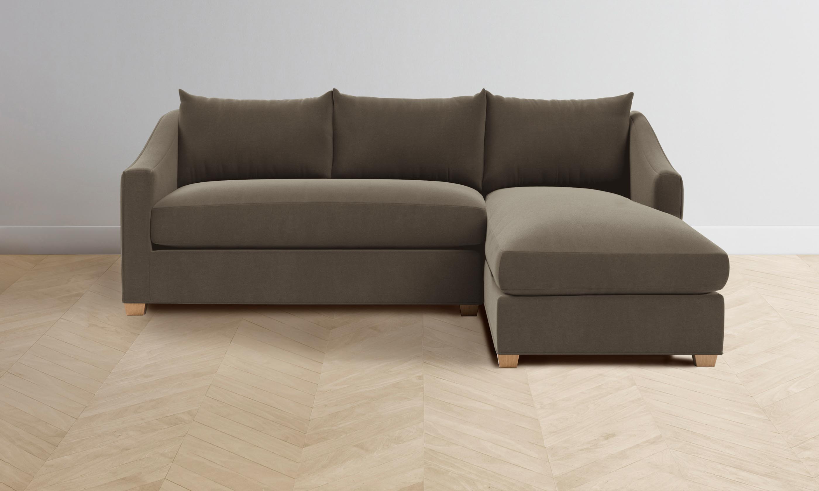 The Sullivan Sectional - Mohair Mink - Image 2