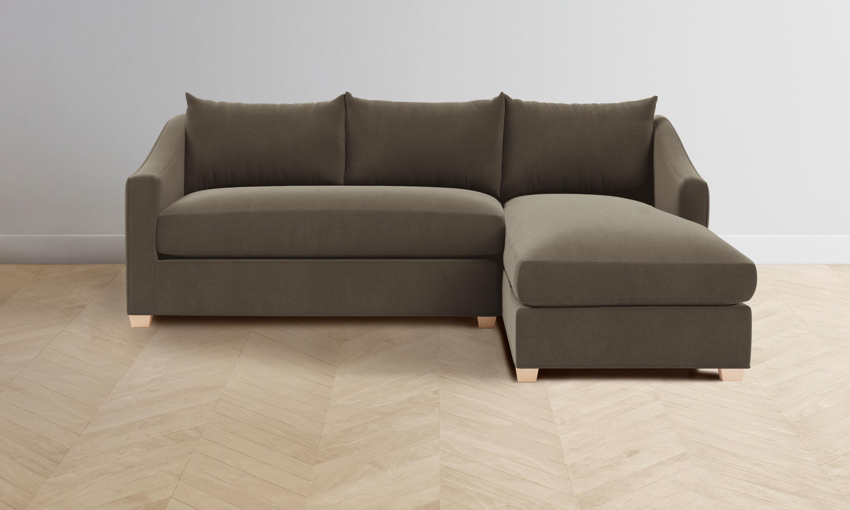 The Sullivan Sectional - Mohair Mink - Image 4