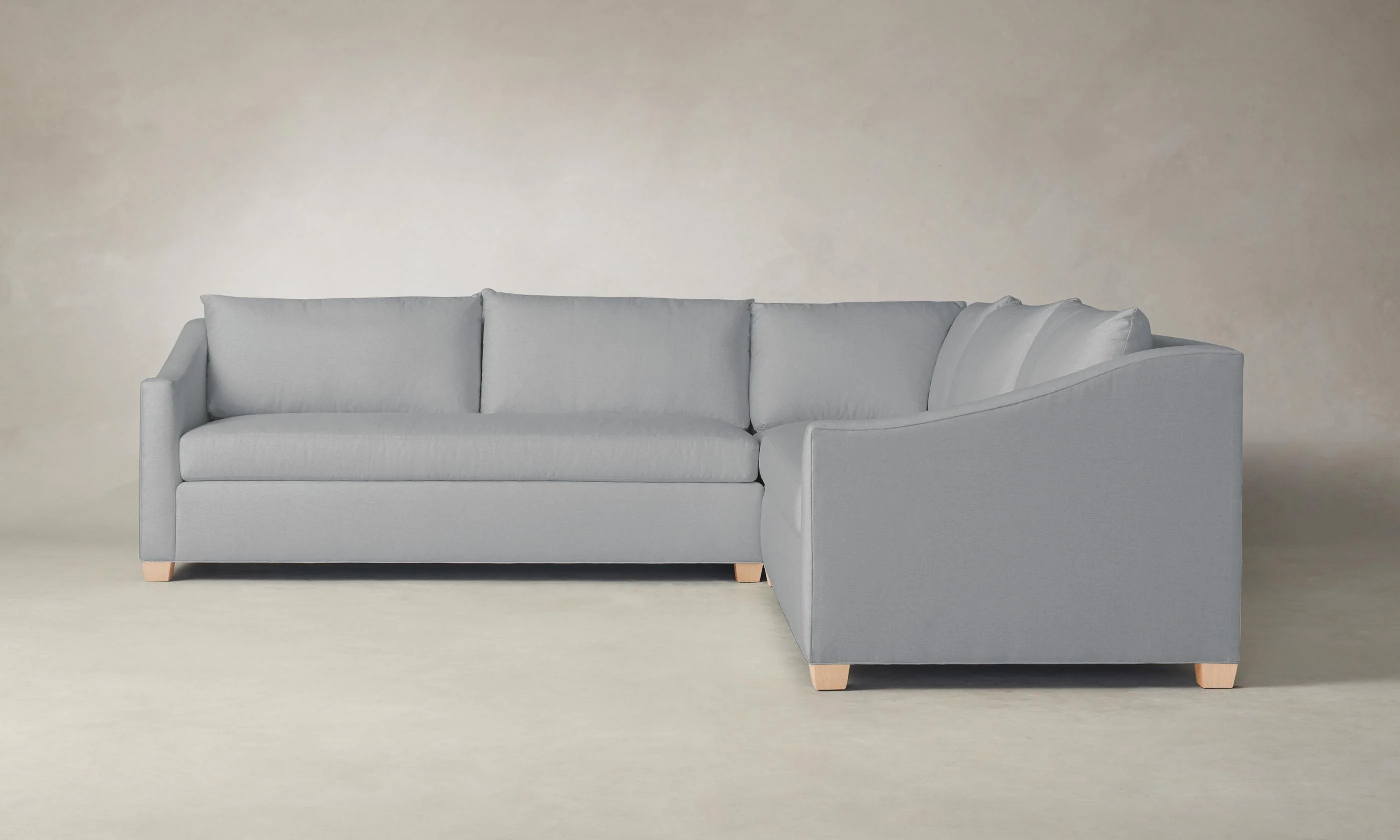 The Sullivan Sectional - Performance Linen Weave Cloud - Image 10
