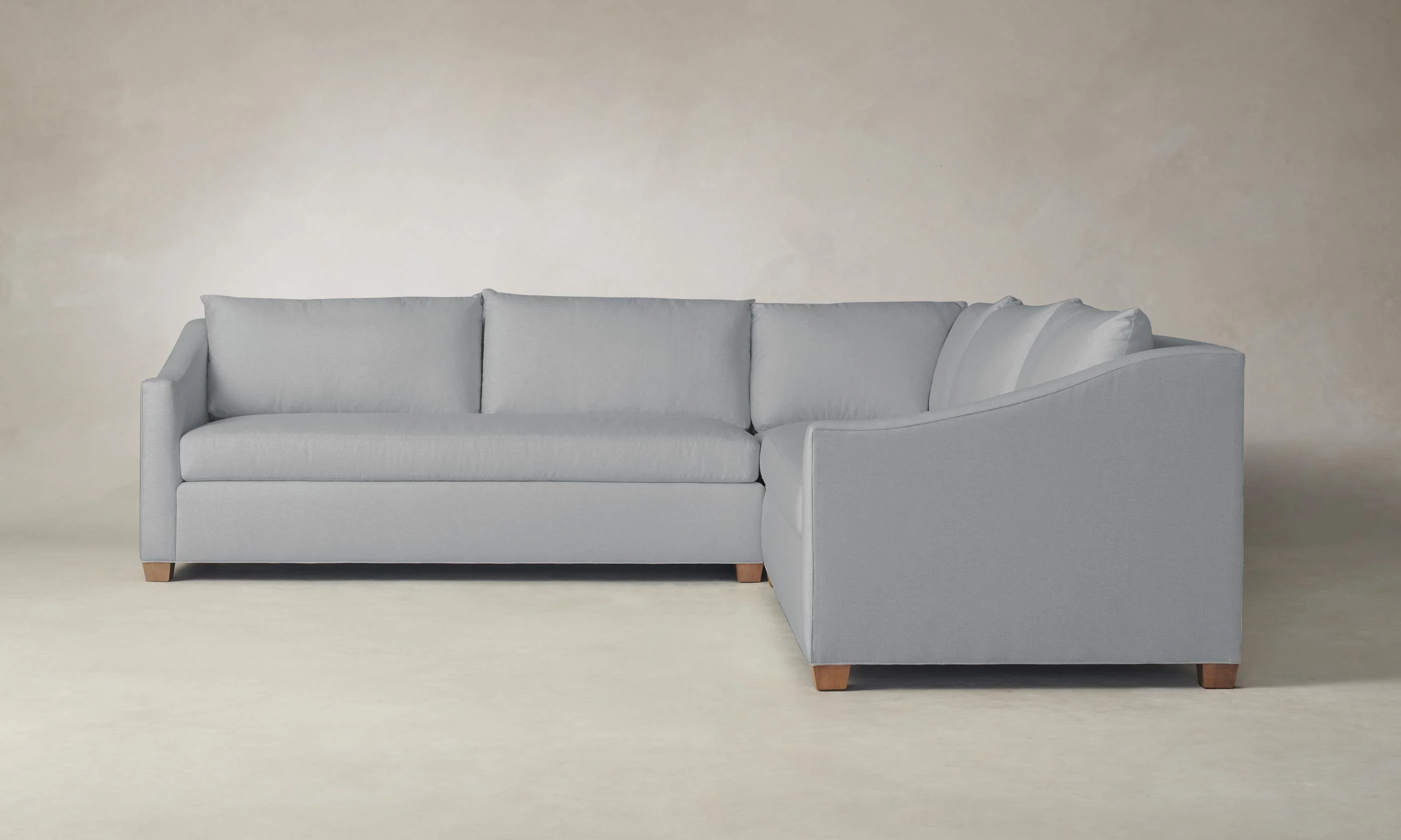 The Sullivan Sectional - Performance Linen Weave Cloud - Image 9