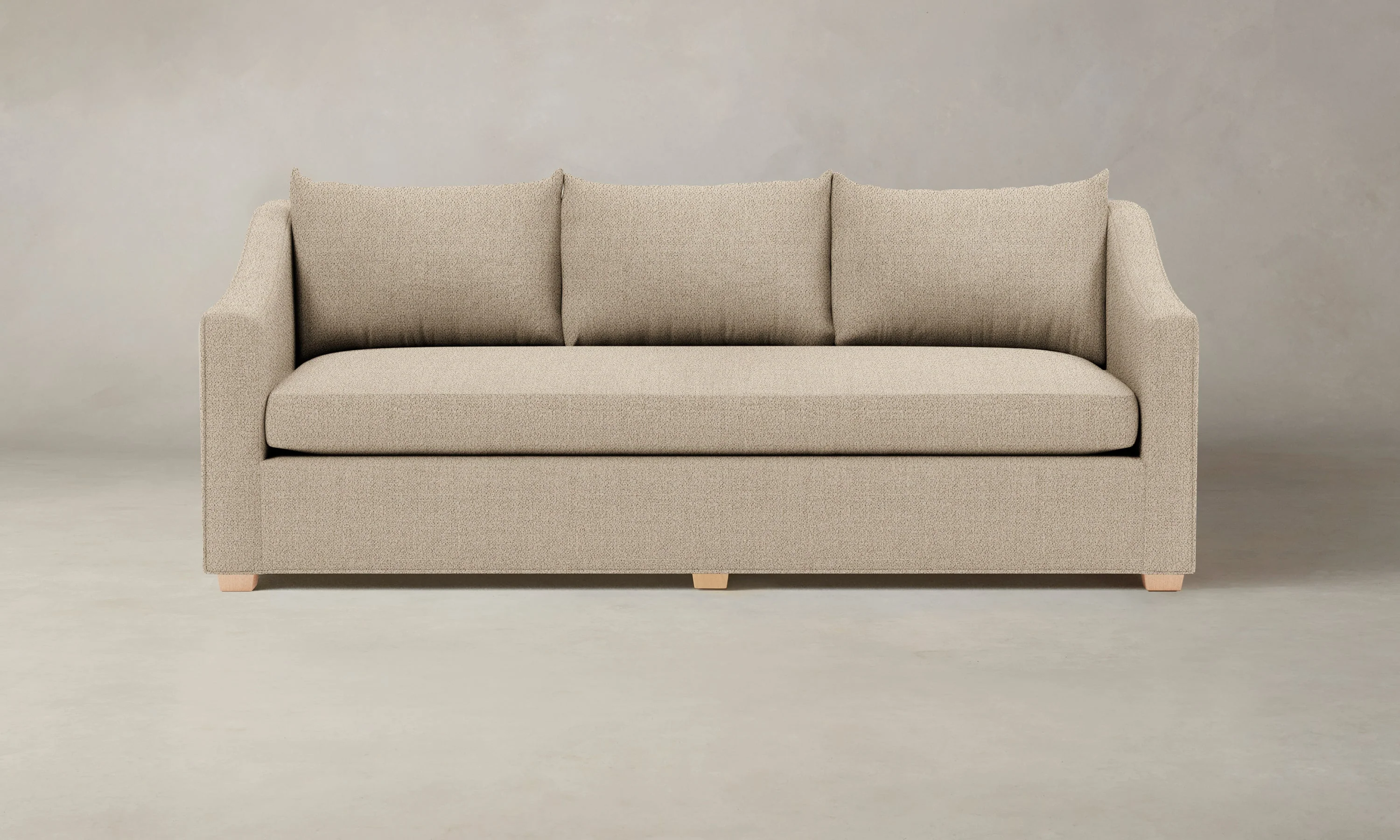 The Sullivan Sectional - Performance Textural Weave Savanna - Image 2