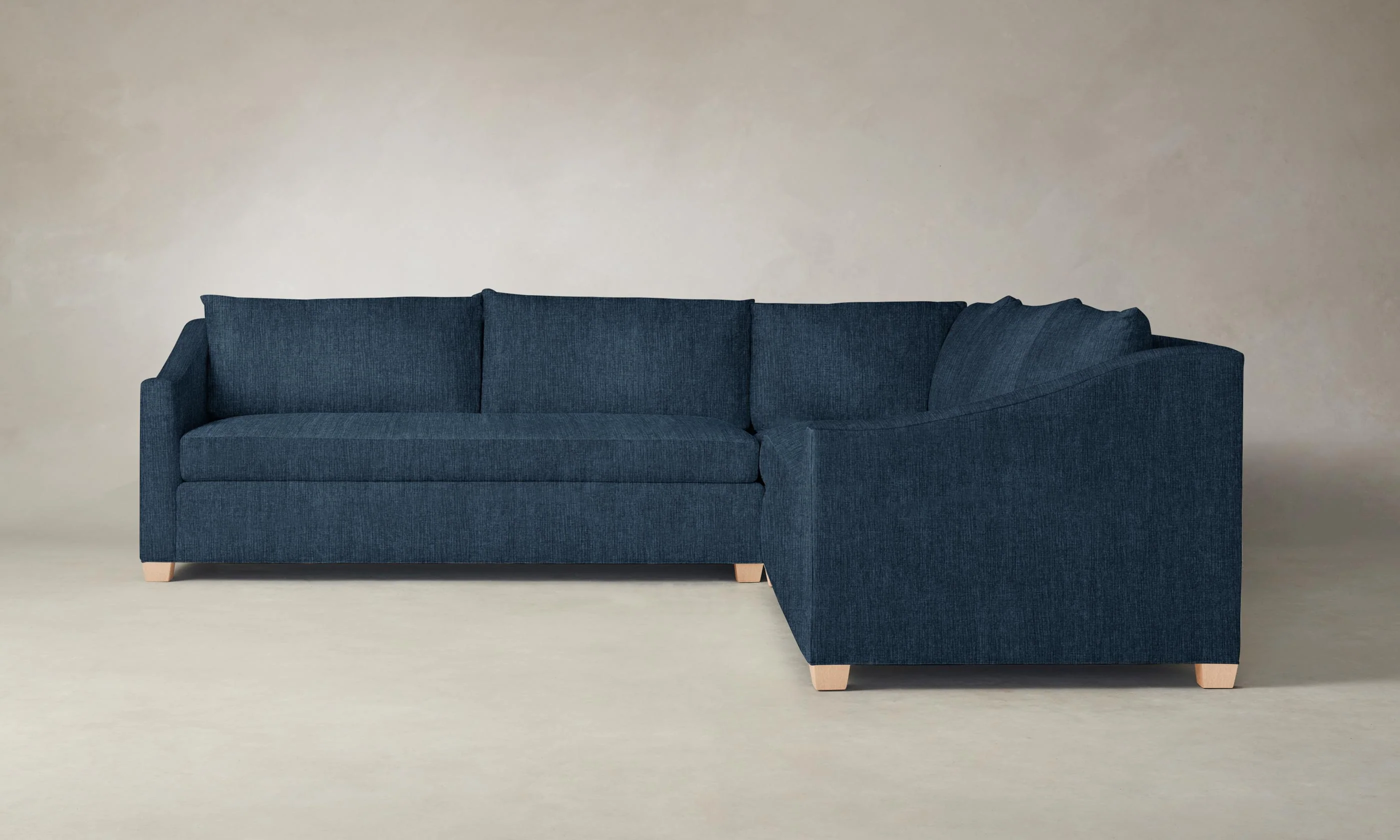 The Sullivan Sectional - Performance Tweed Denim - Image 10