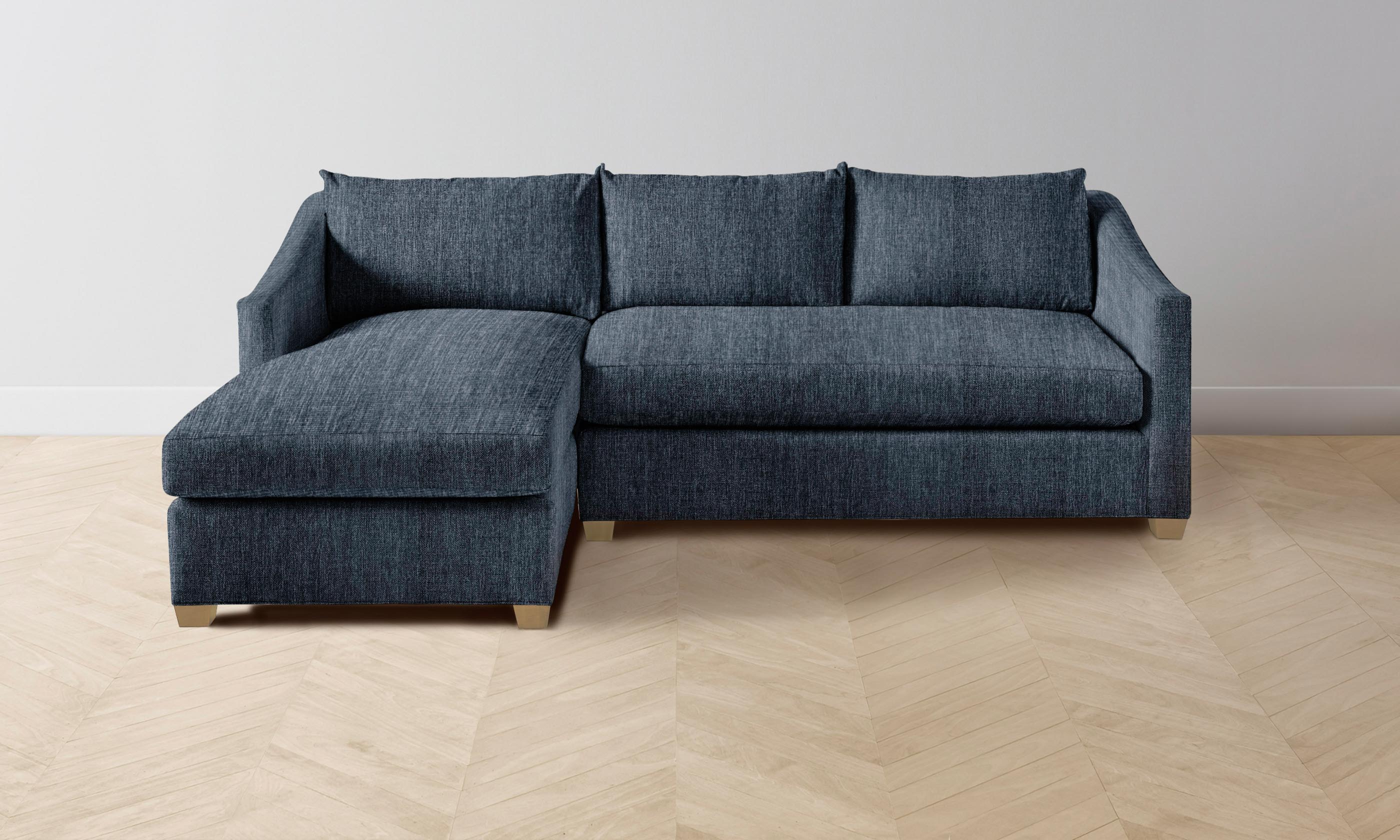 The Sullivan Sectional - Performance Tweed Denim - Image 3