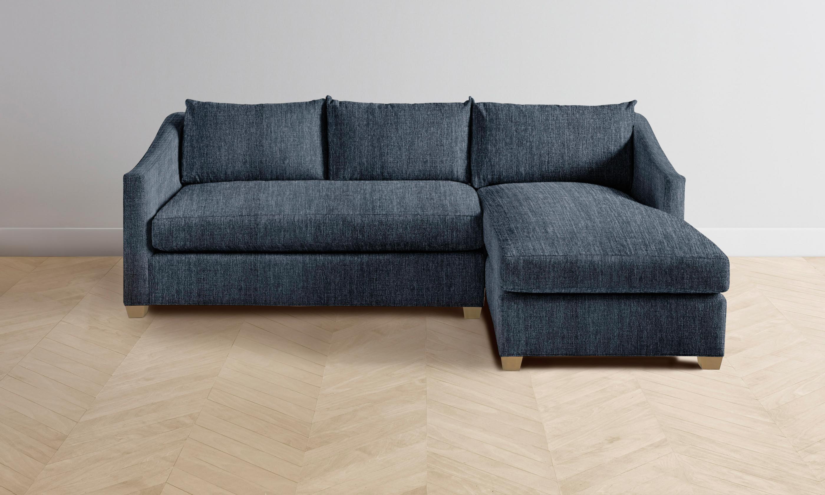 The Sullivan Sectional - Performance Tweed Denim - Image 4