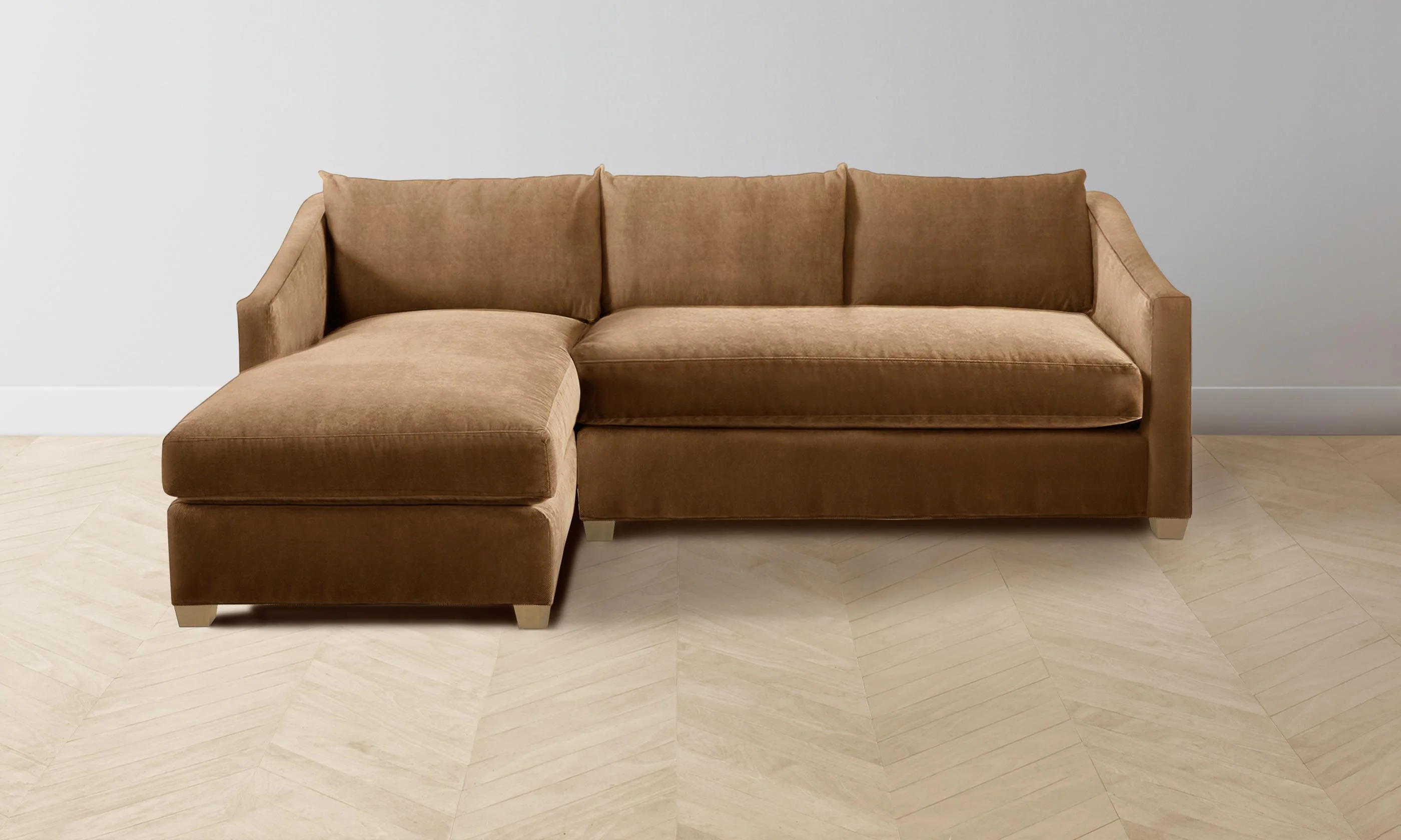 The Sullivan Sectional - Performance Velvet Cider - Image 3