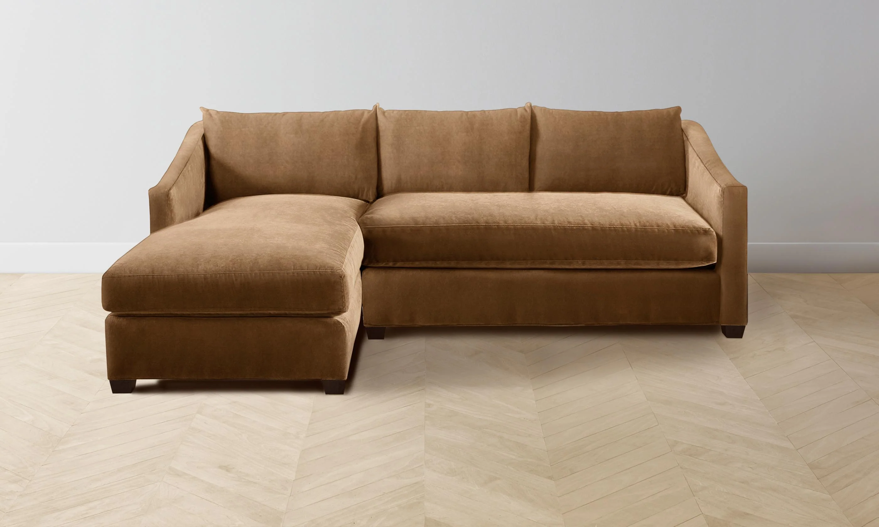 The Sullivan Sectional - Performance Velvet Cider - Image 5