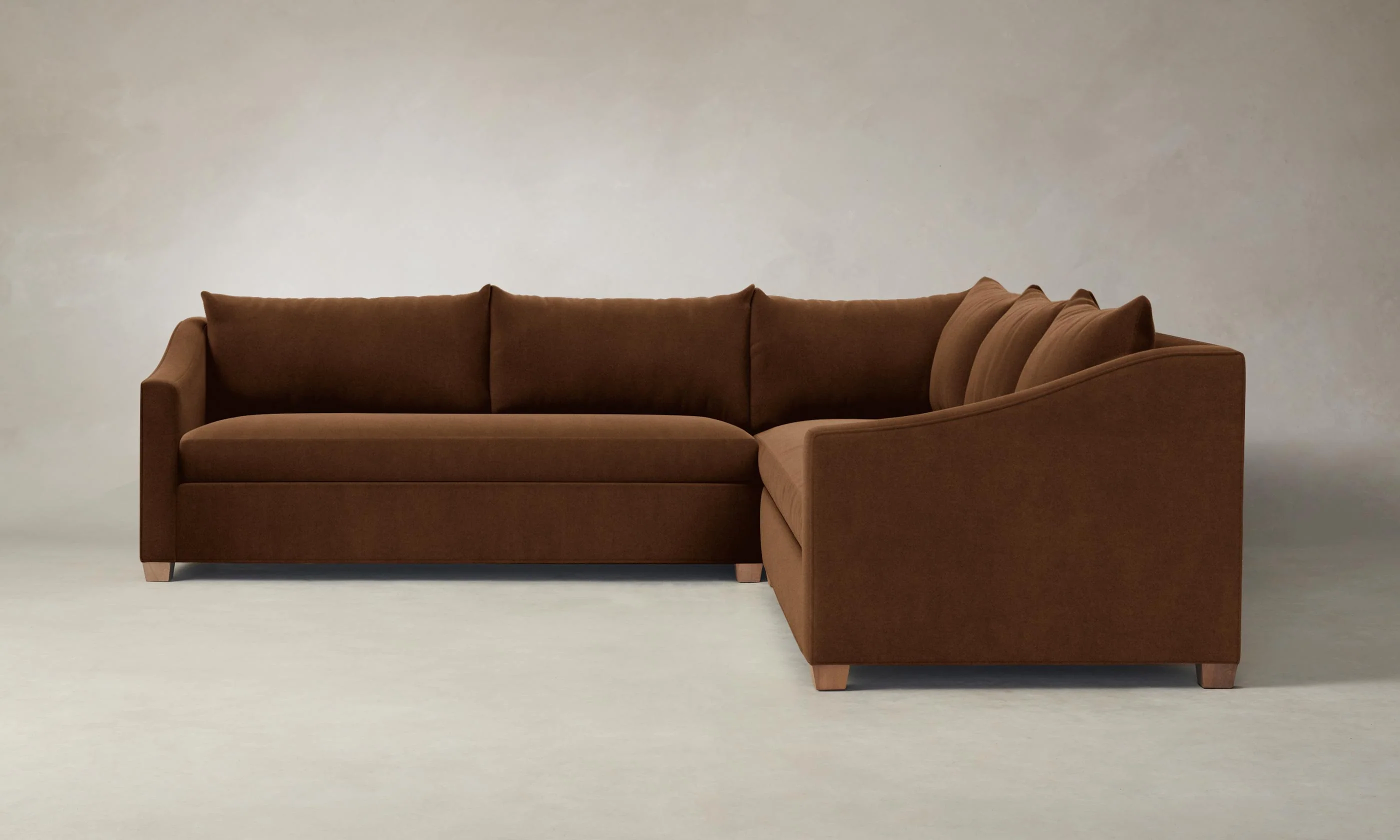 The Sullivan Sectional - Performance Velvet Cider - Image 9