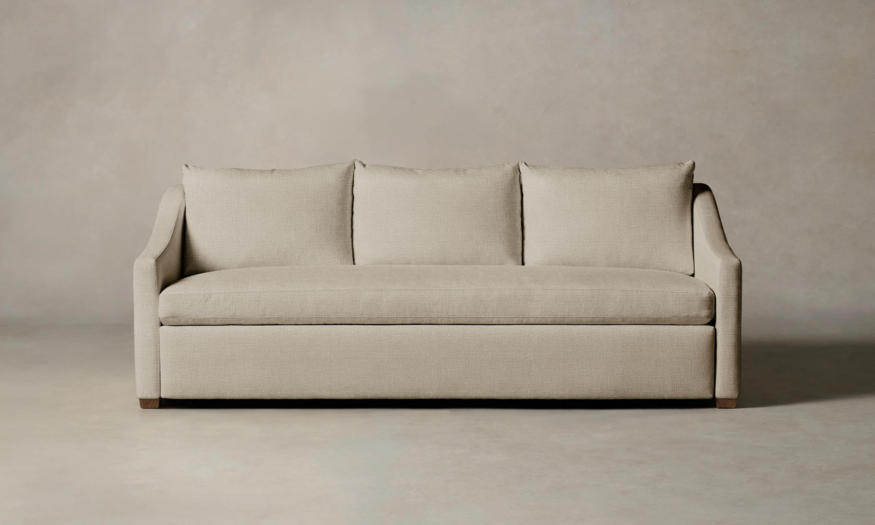The Sullivan Sleeper Sofa - Performance Linen Weave Beige - Image 2