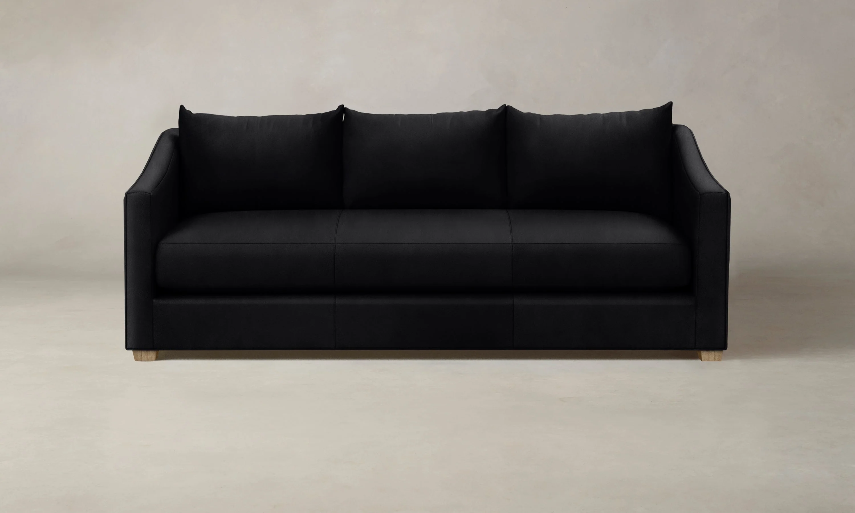 The Sullivan Sofa - Costa Leather Jet - Image 2