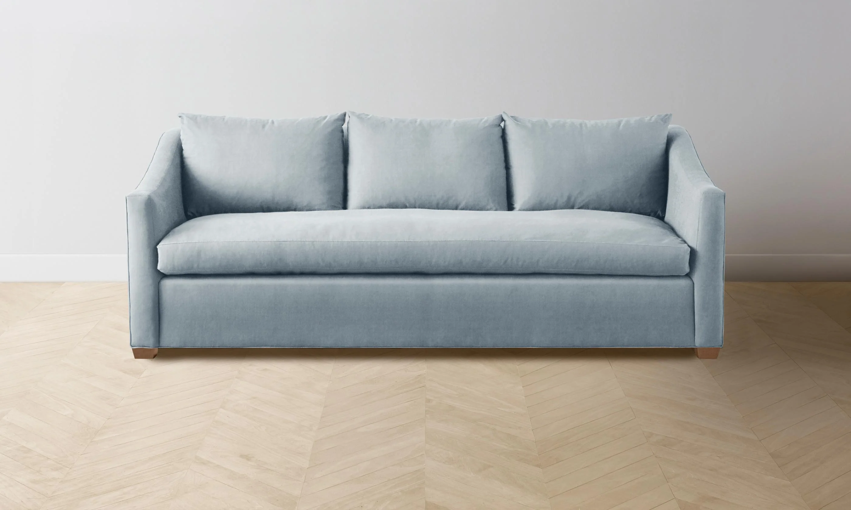 The Sullivan Sofa - Performance Velvet Sky - Image 2