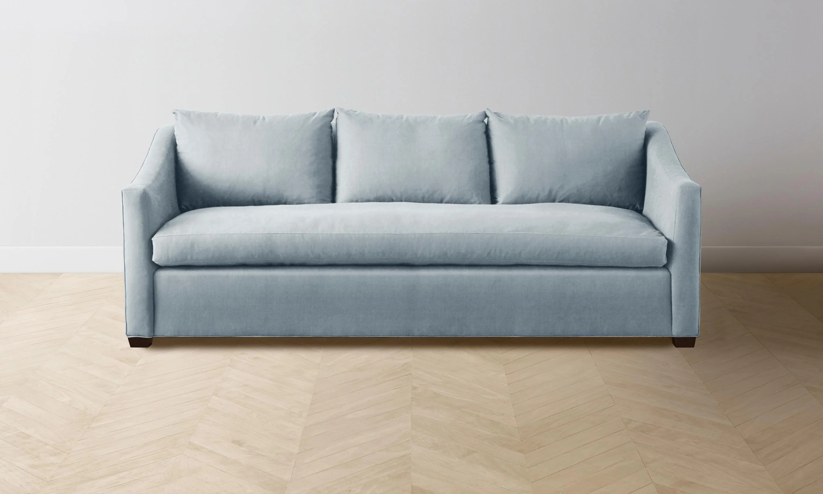 The Sullivan Sofa - Performance Velvet Sky - Image 3