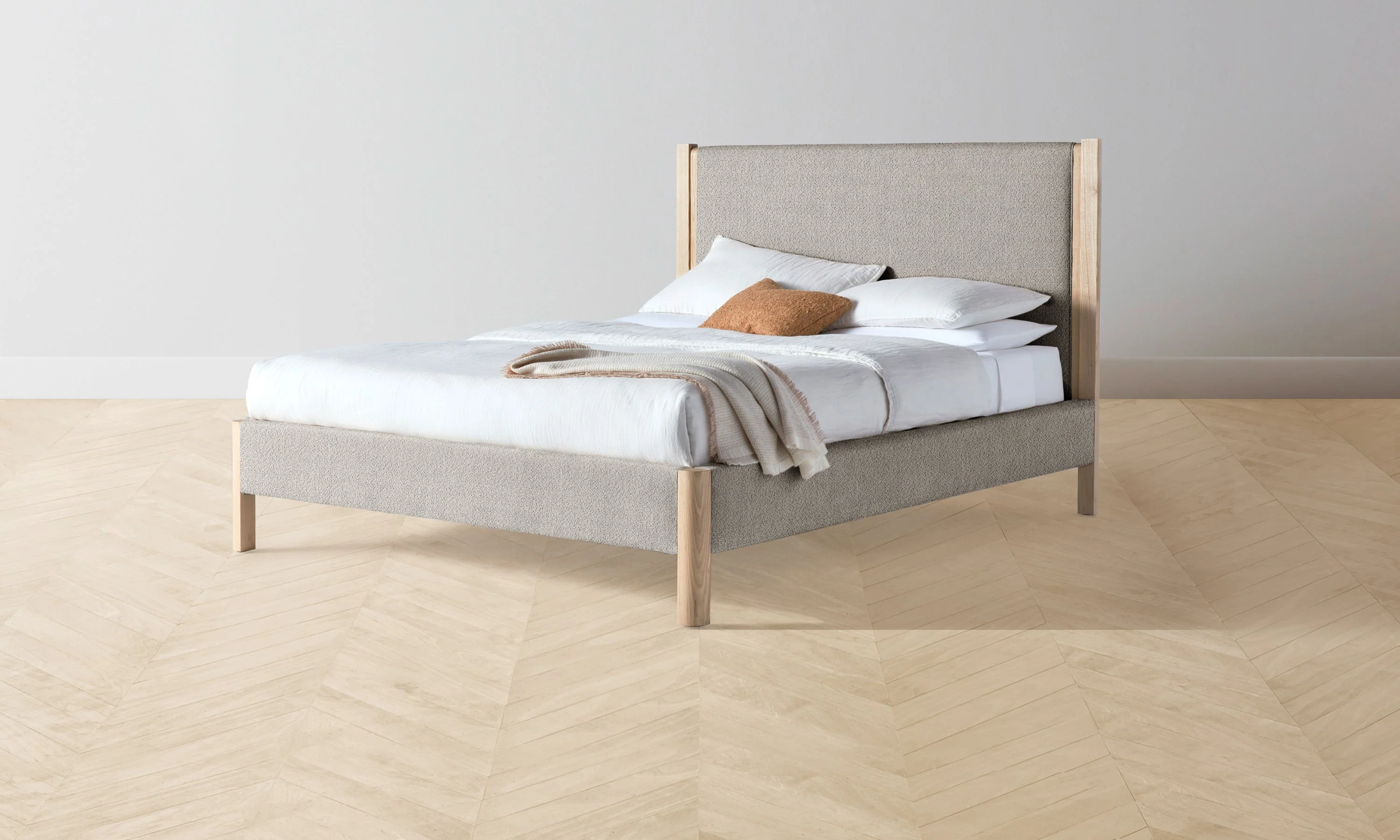 The Thompson Bed - Performance Textural Weave Breeze