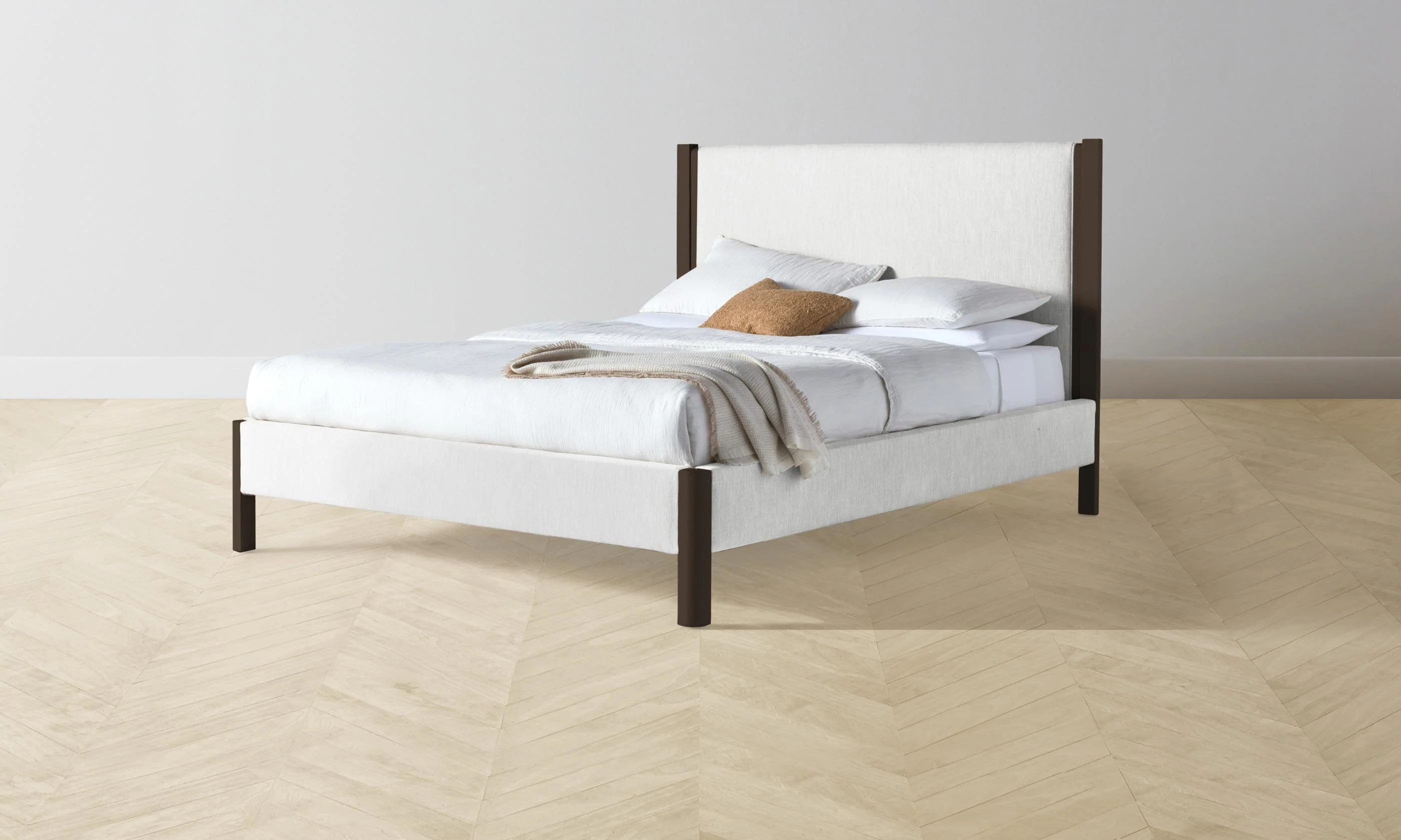 The Thompson Bed - Performance Tweed Salt - Image 4