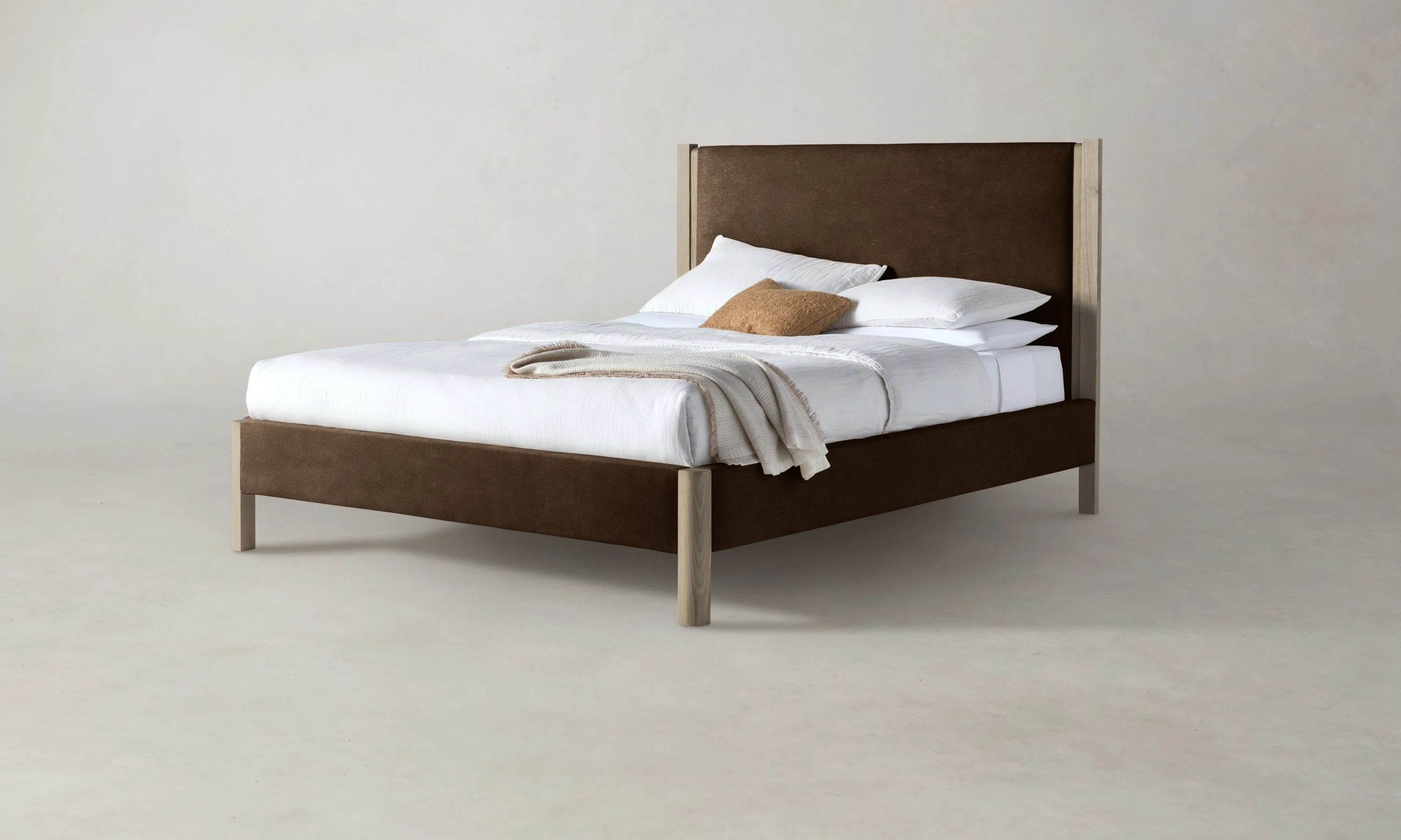 The Thompson Bed - Performance Velvet Bark - Image 6