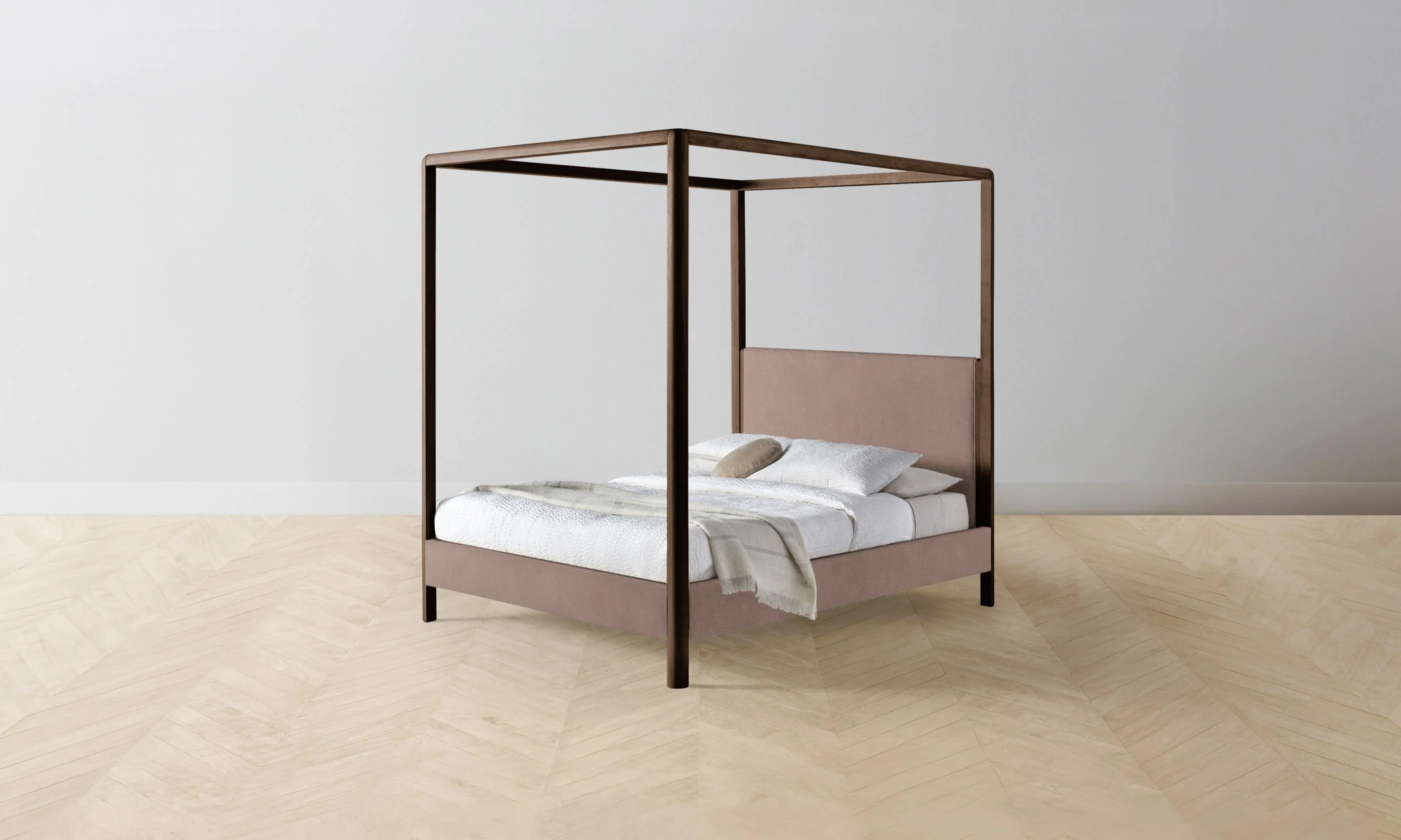 The Thompson Canopy Bed - Mohair Peony - Image 4