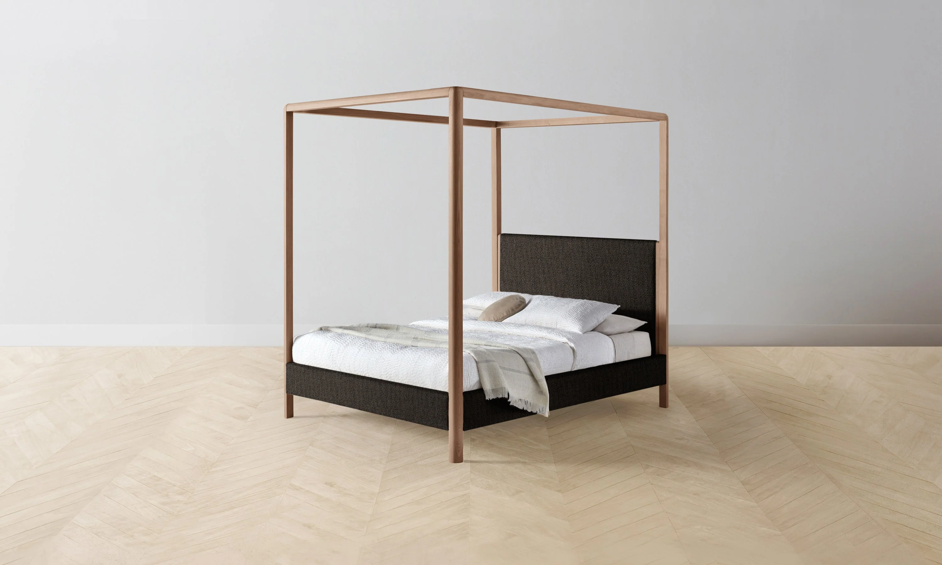 The Thompson Canopy Bed - Performance Textural Weave Root - Image 3