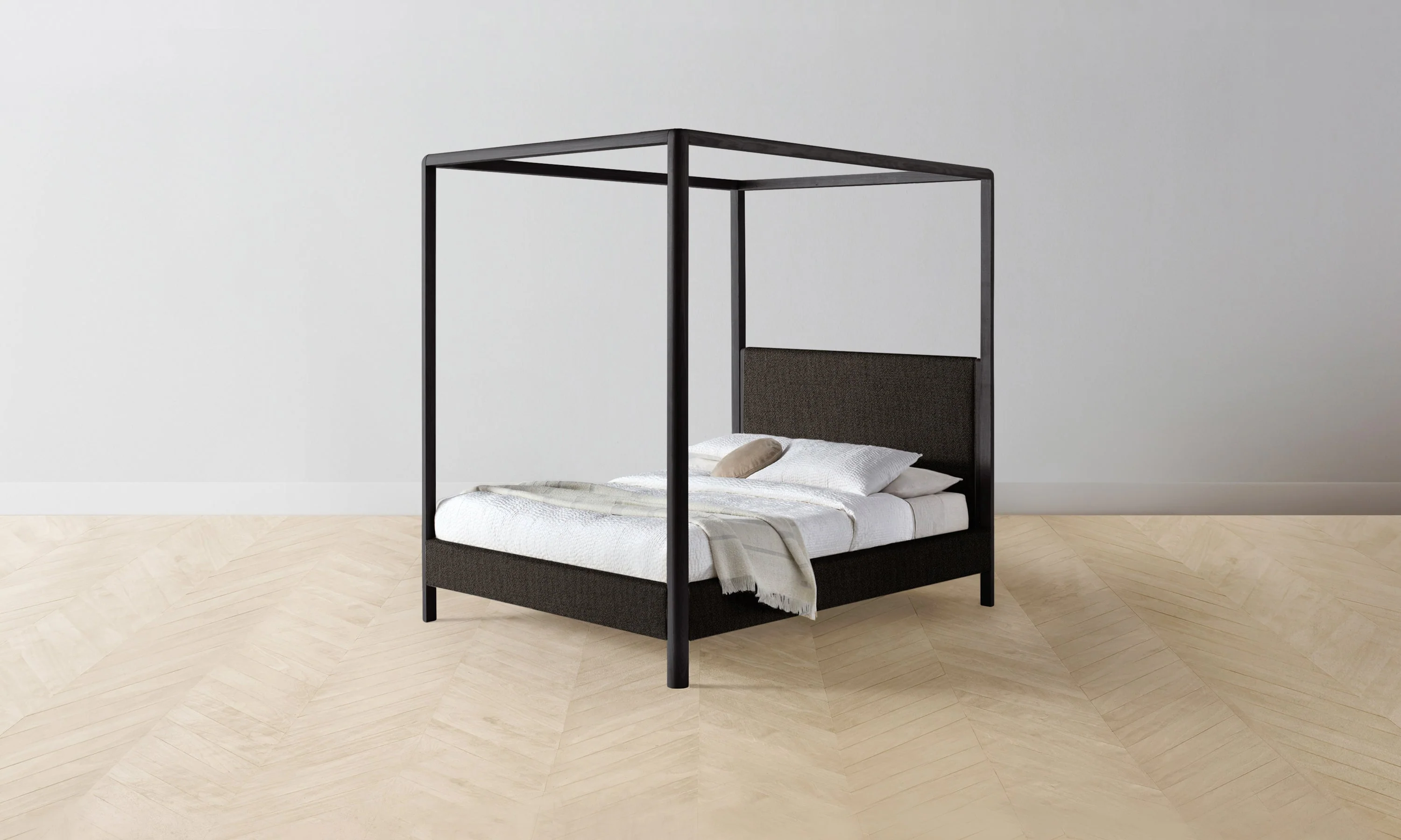 The Thompson Canopy Bed - Performance Textural Weave Root - Image 5