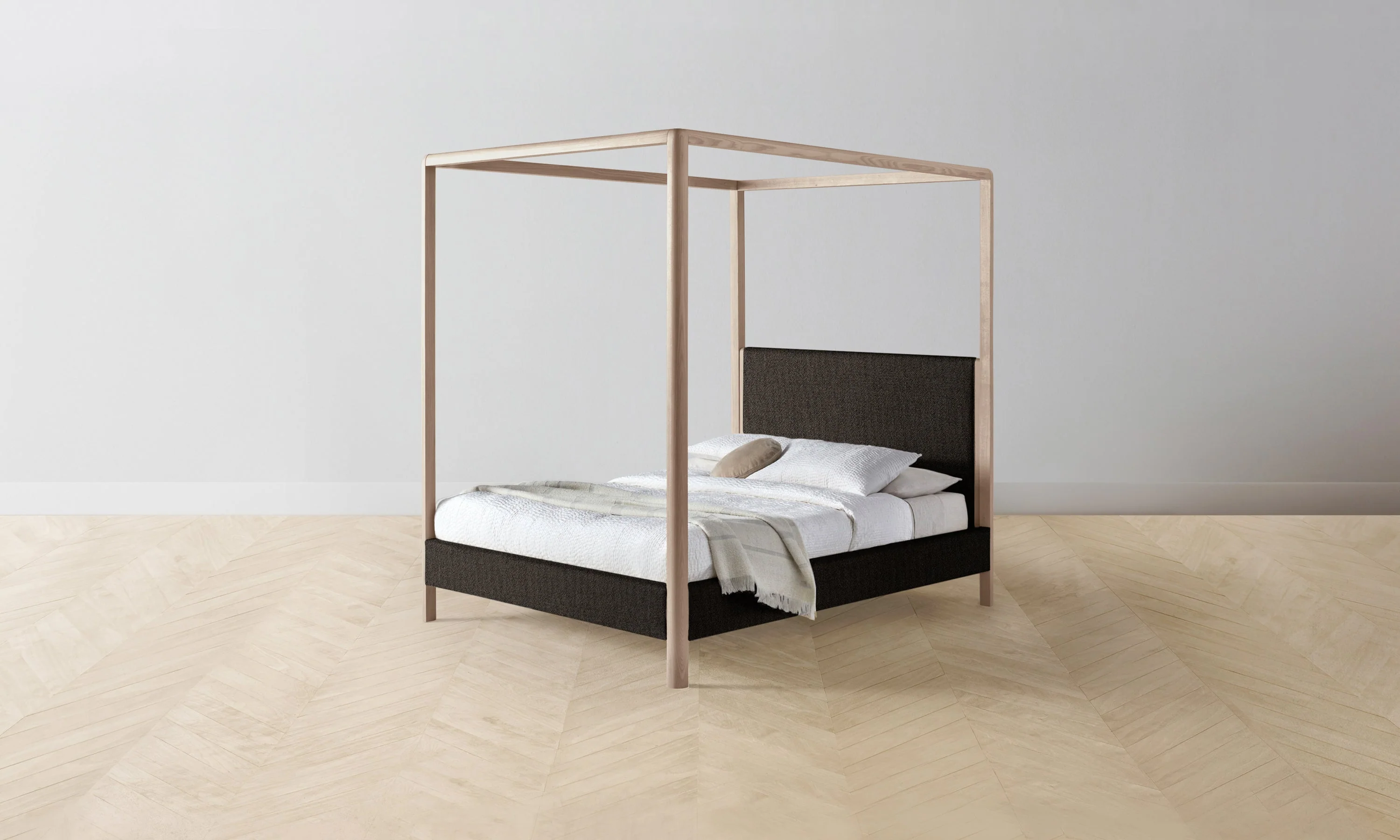 The Thompson Canopy Bed - Performance Textural Weave Root - Image 6