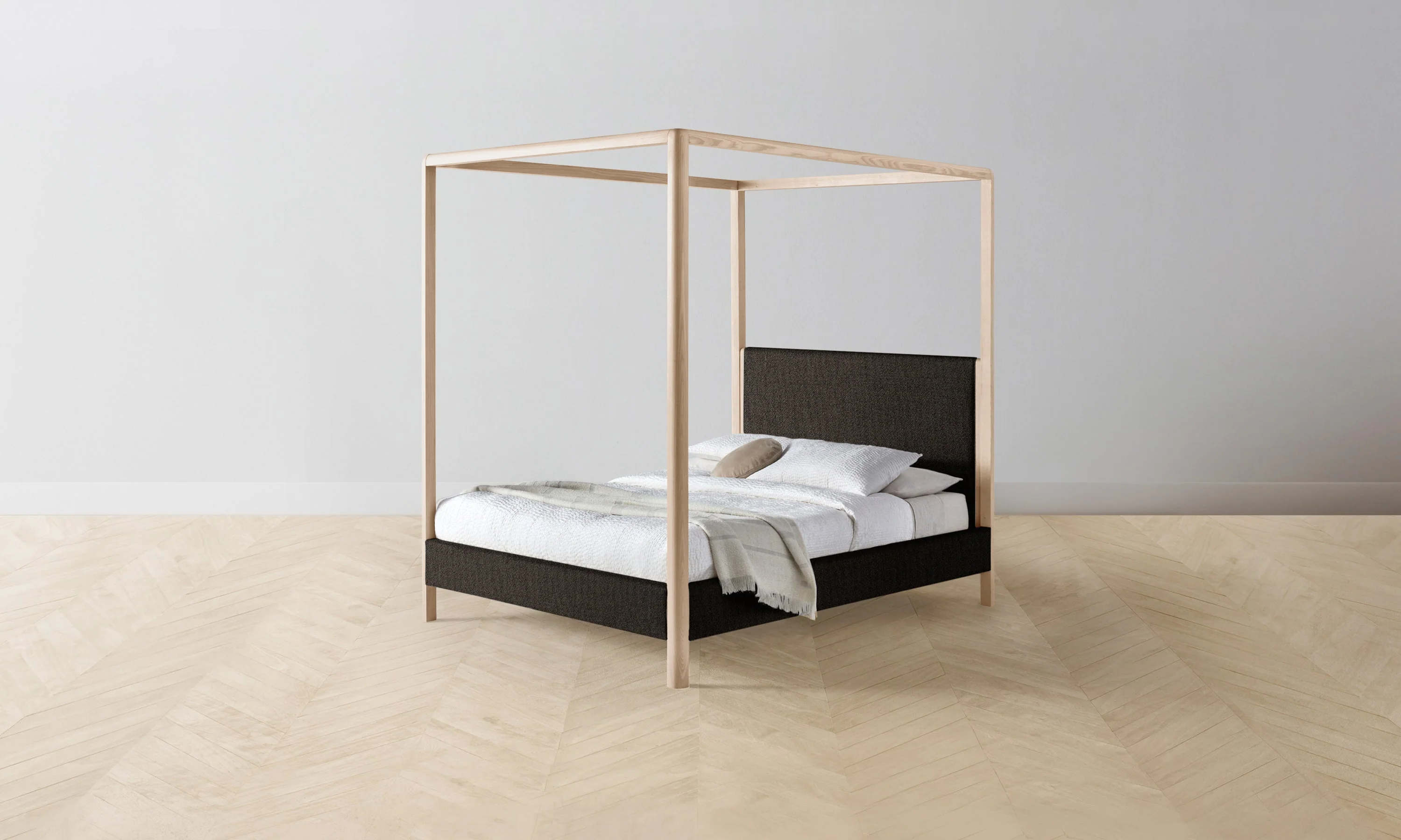 The Thompson Canopy Bed - Performance Textural Weave Root - Image 7