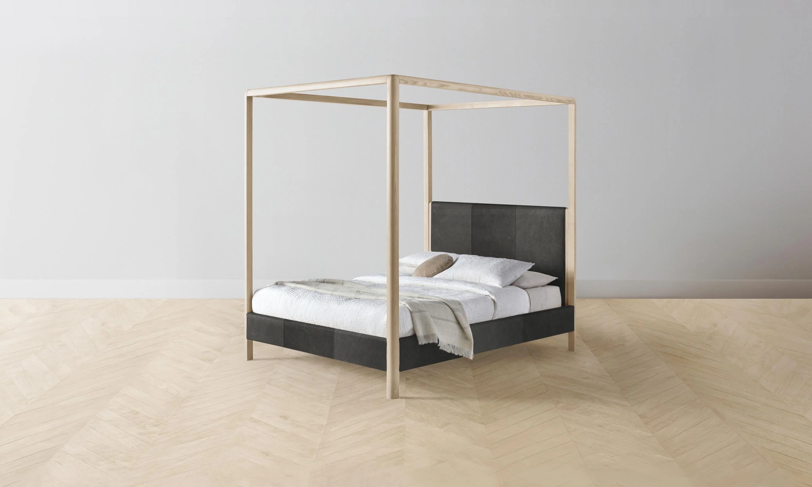 The Thompson Canopy Bed - Tuscan Leather Seal - Image 7