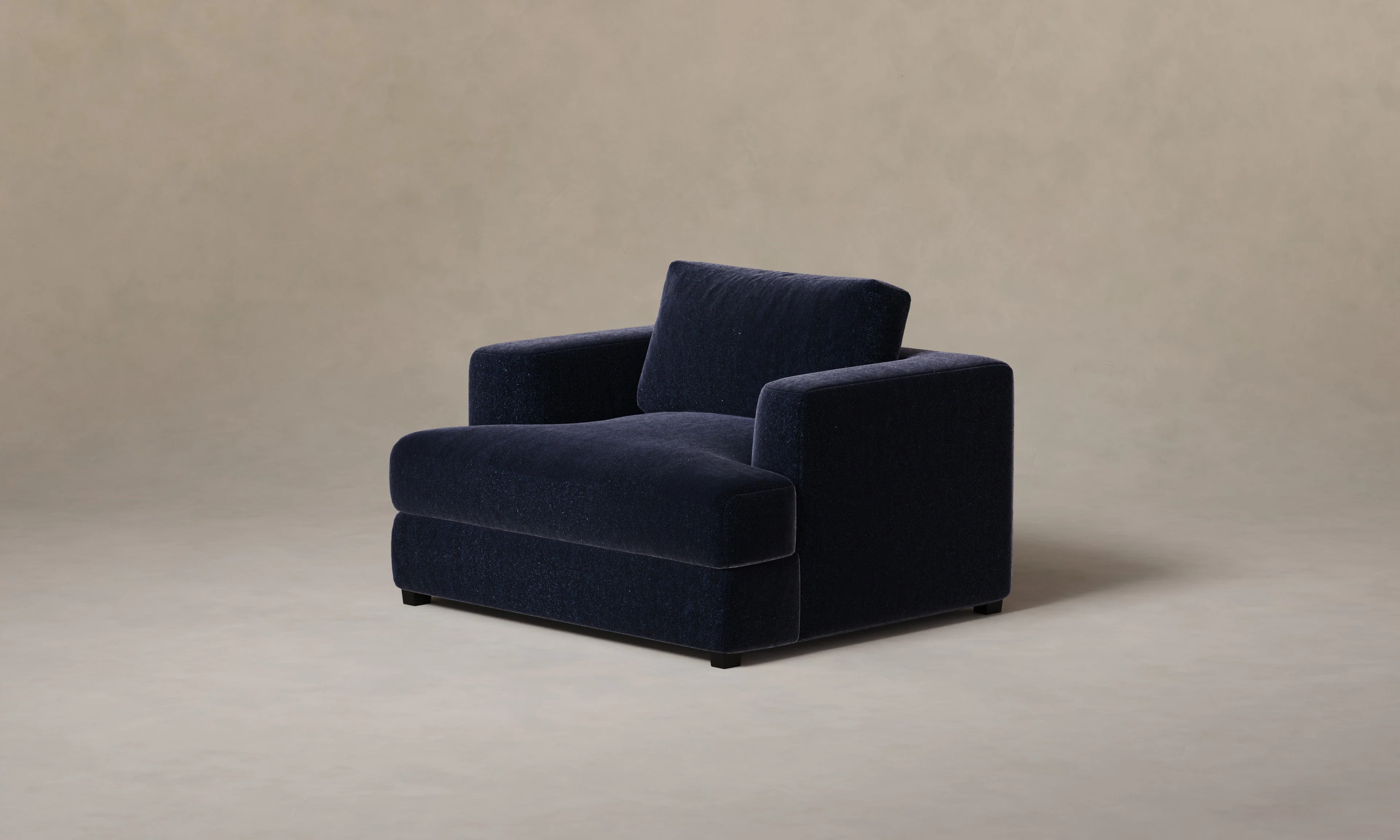 The Varick Chair-and-a-Half - Mohair Admiral
