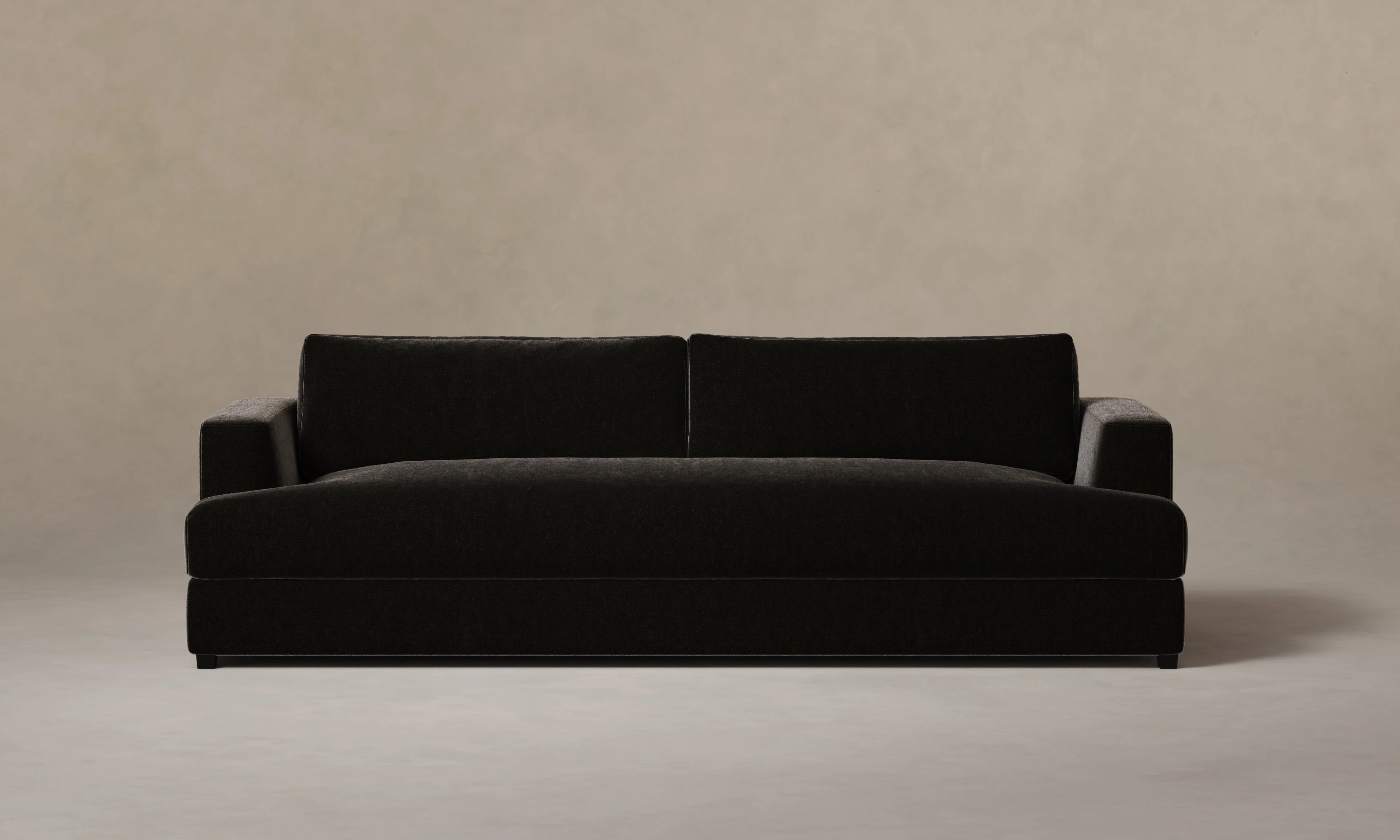 The Varick Sofa - Mohair Chocolate