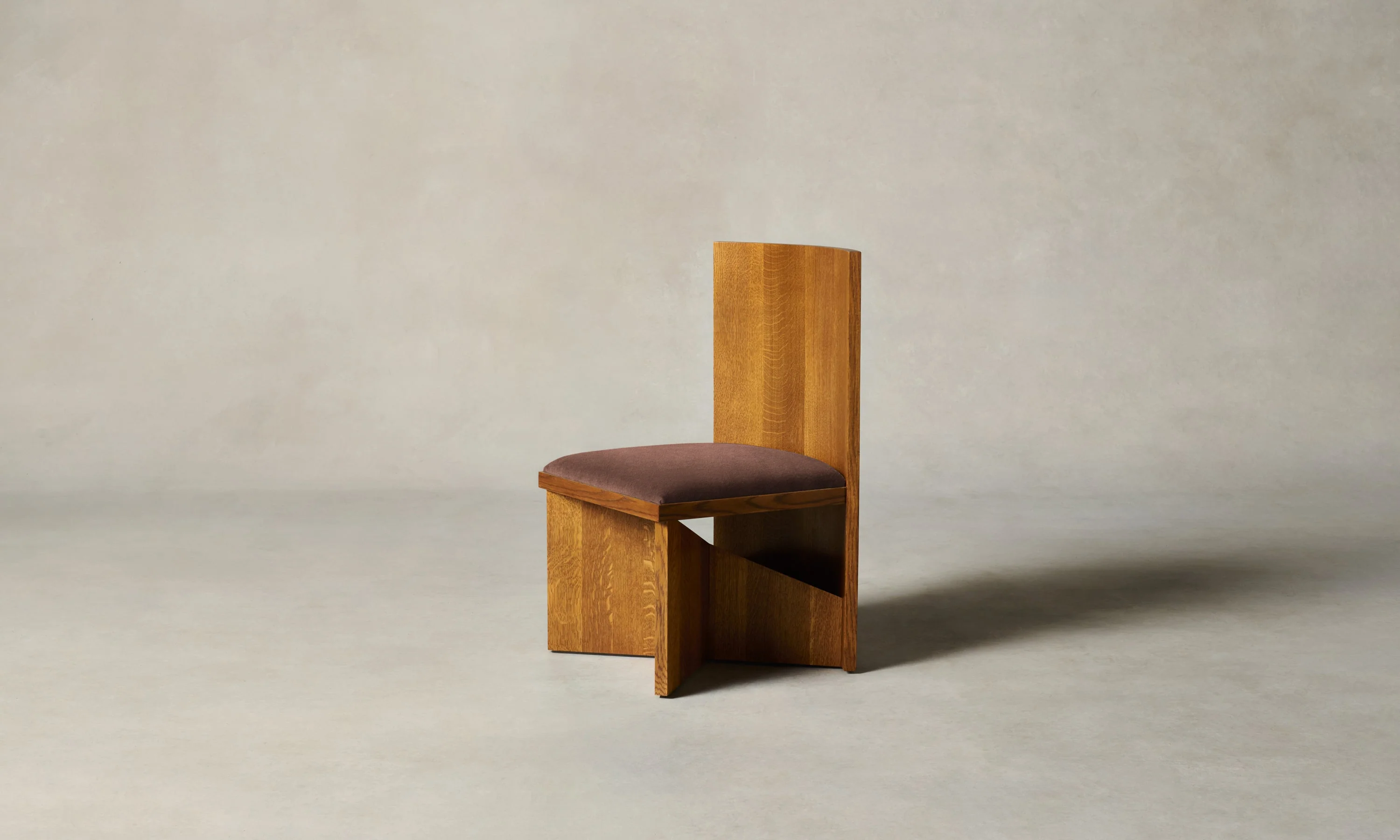 The Venice Chair - Marled Alpaca Velvet Molasses