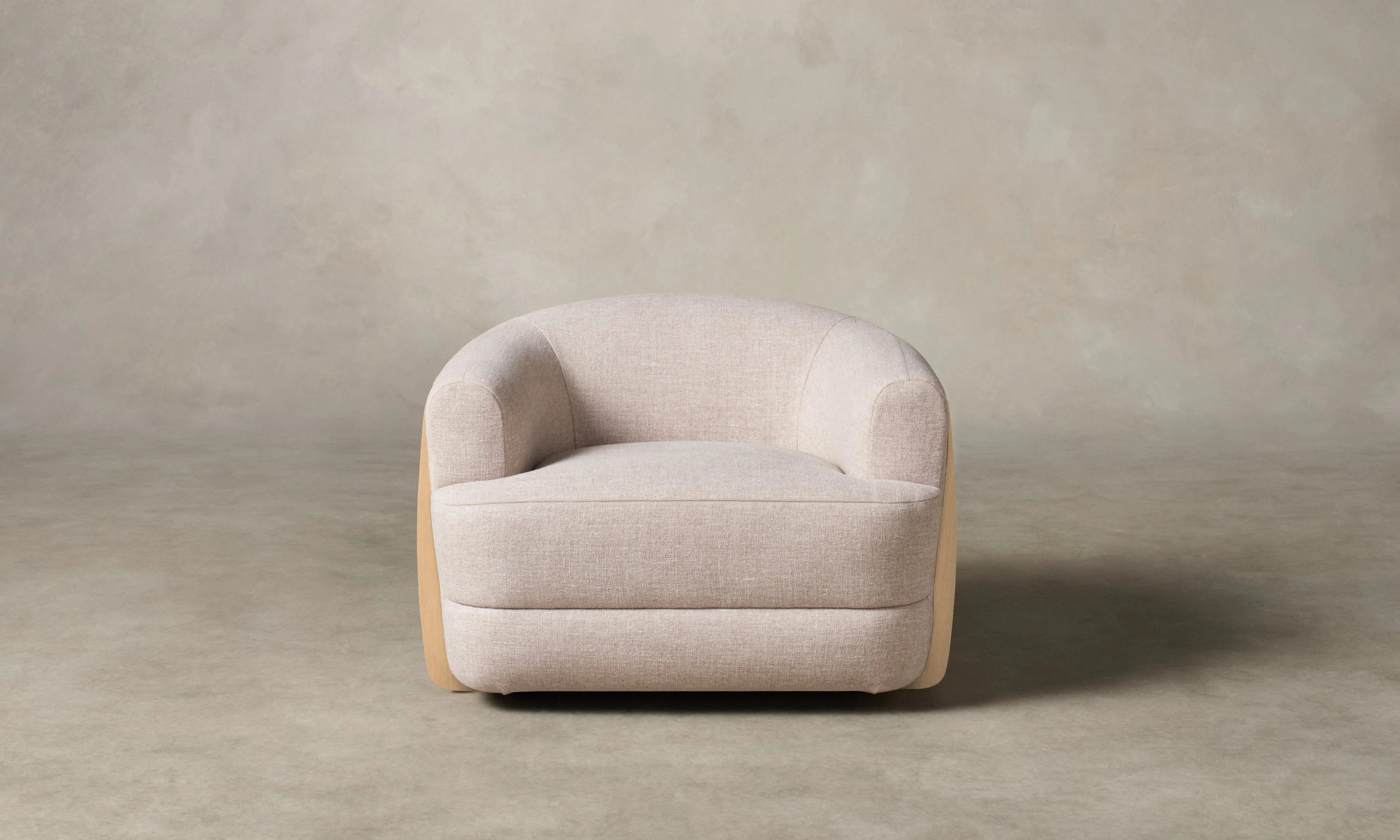 The Vera Chair - Heritage Belgian Linen Petal