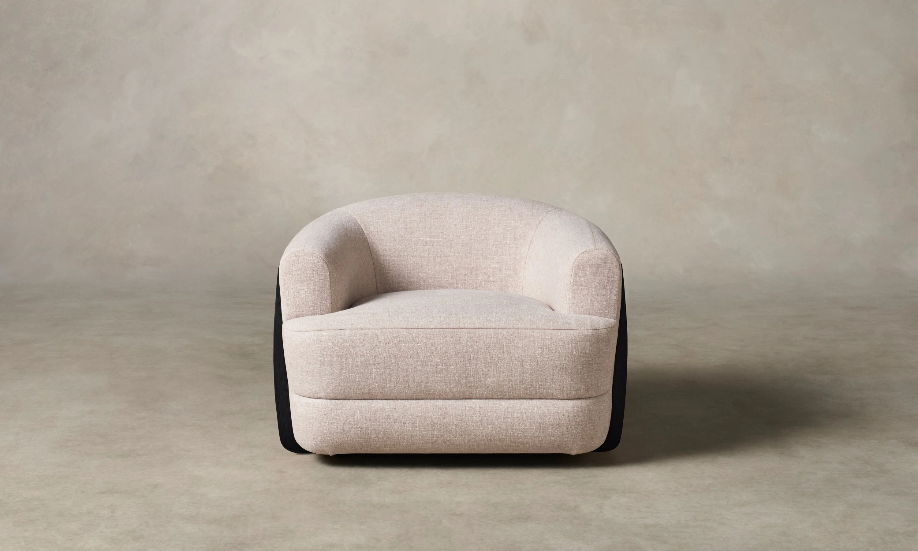 The Vera Chair - Heritage Belgian Linen Petal - Image 2