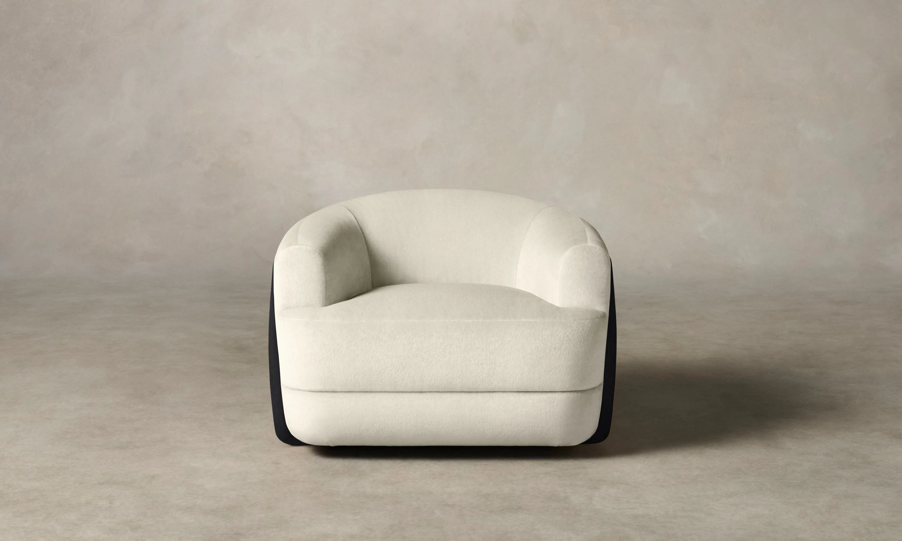 The Vera Chair - Marled Alpaca Velvet Porcelain - Image 2