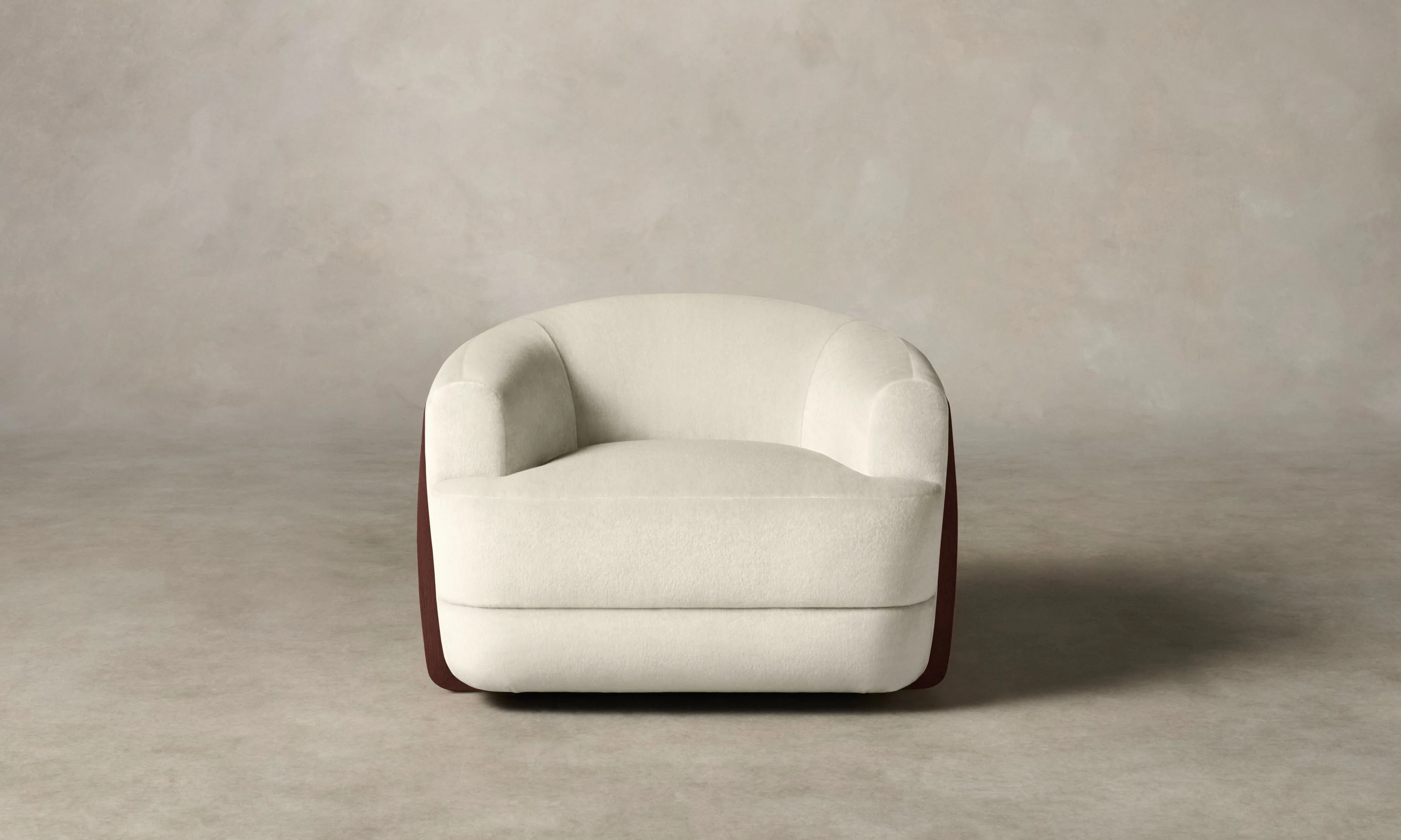 The Vera Chair - Marled Alpaca Velvet Porcelain - Image 4