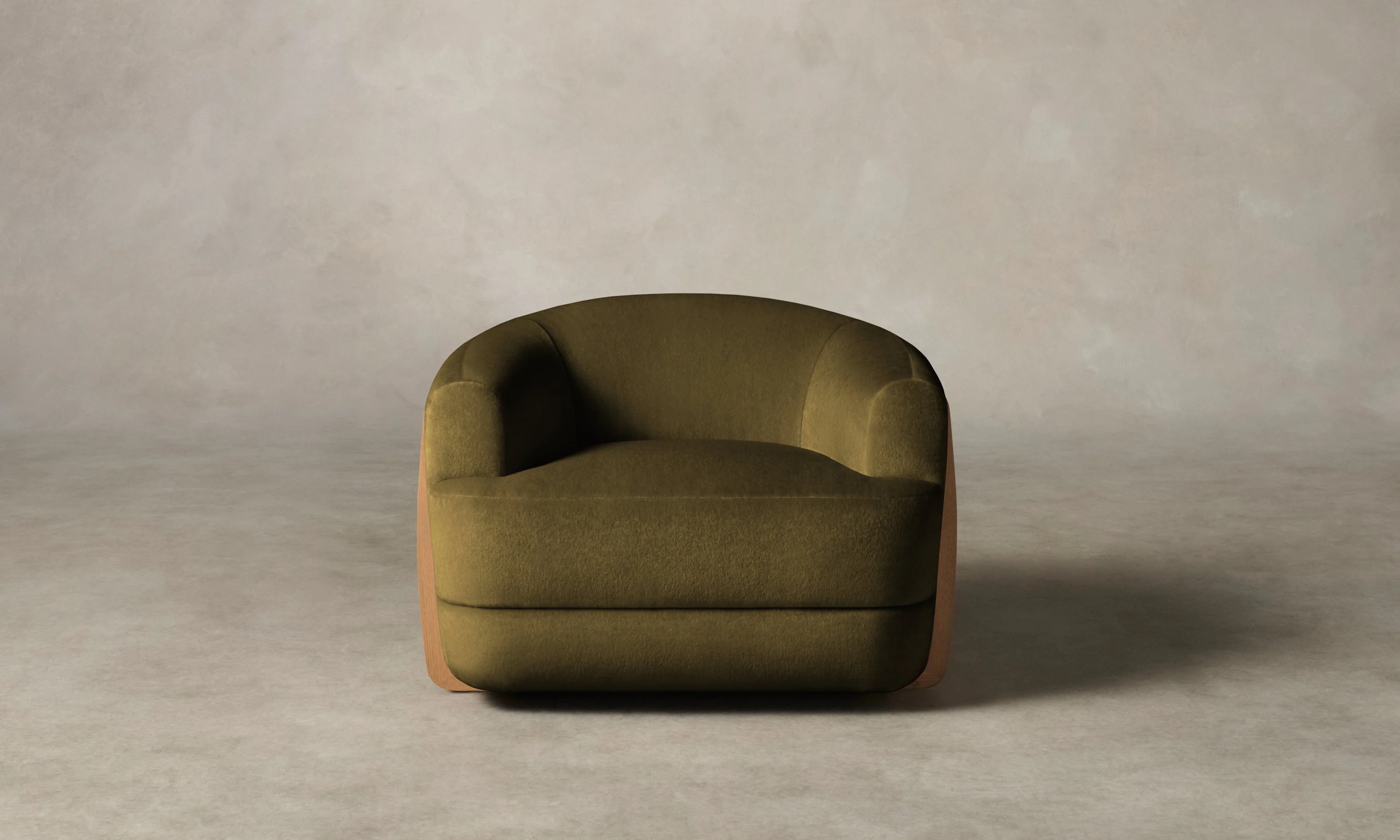 The Vera Chair - Performance Velvet Olive - Image 3