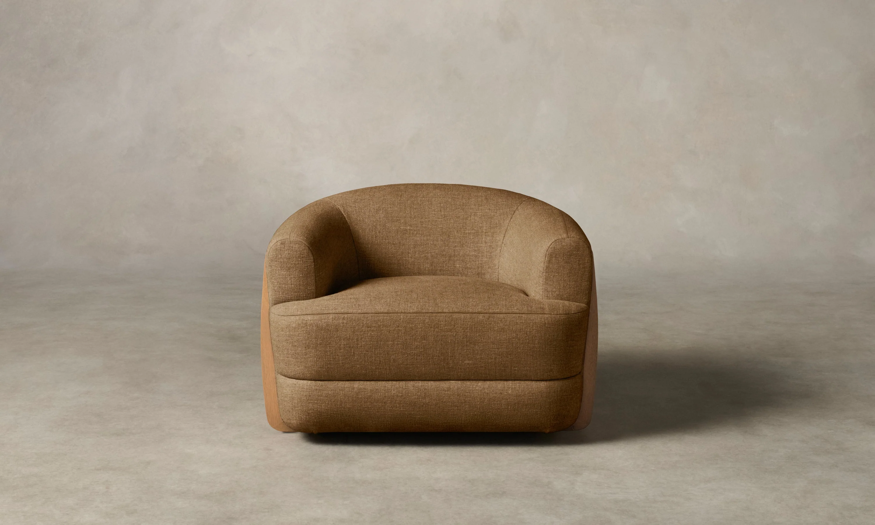 The Vera Swivel Chair - Heritage Belgian Linen Chai - Image 3