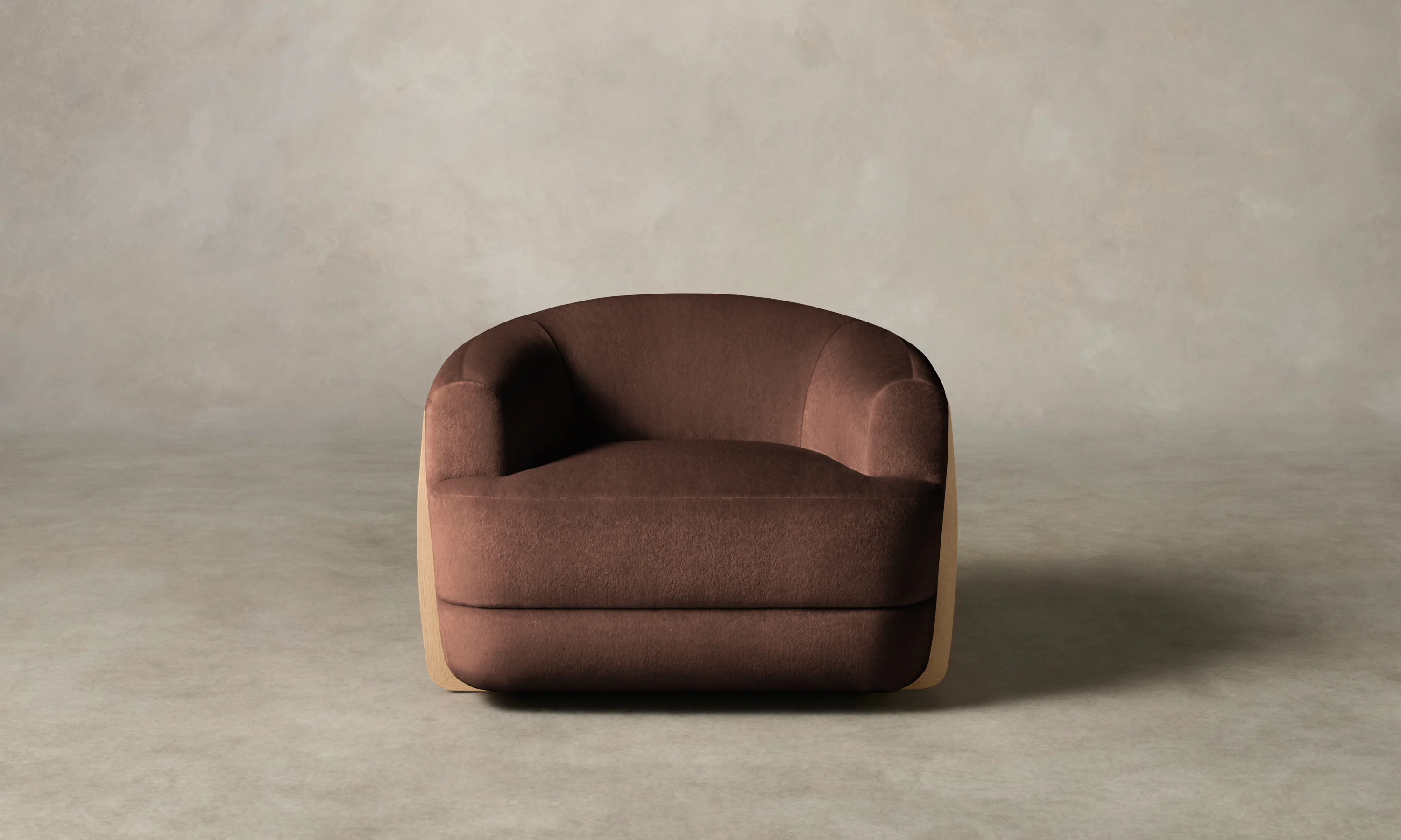 The Vera Chair - Marled Alpaca Velvet Molasses - Image 5