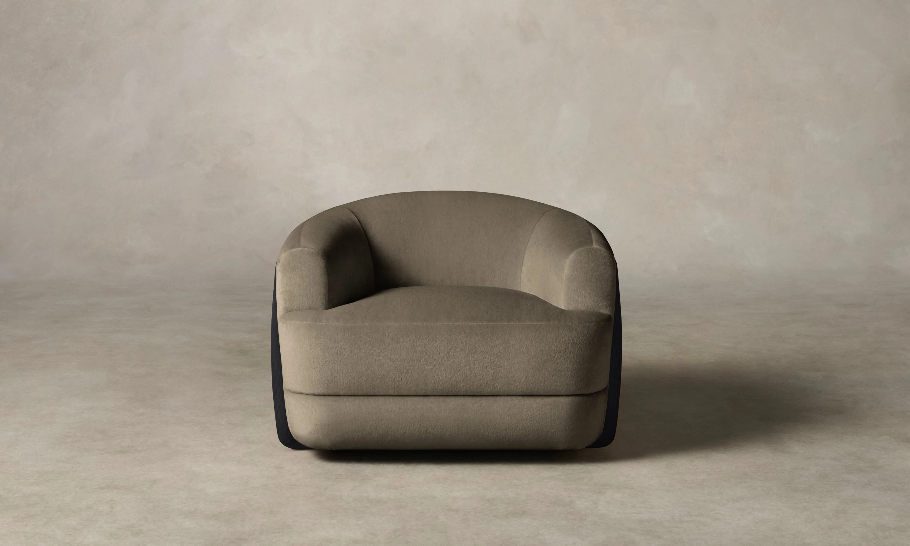 The Vera Swivel Chair - Mohair Fog - Image 2