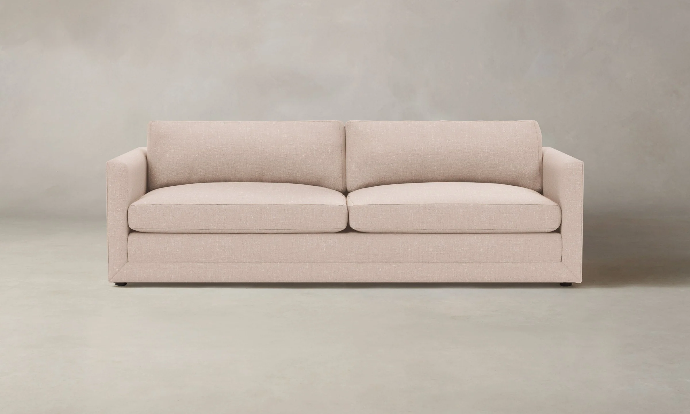 The Warren Sectional - Heritage Belgian Linen Petal
