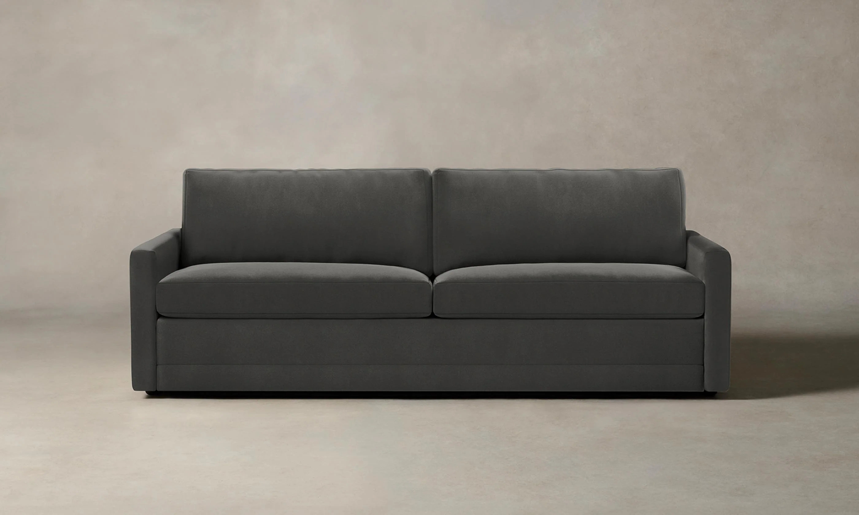 The Warren Sleeper Sofa - Performance Velvet Slate
