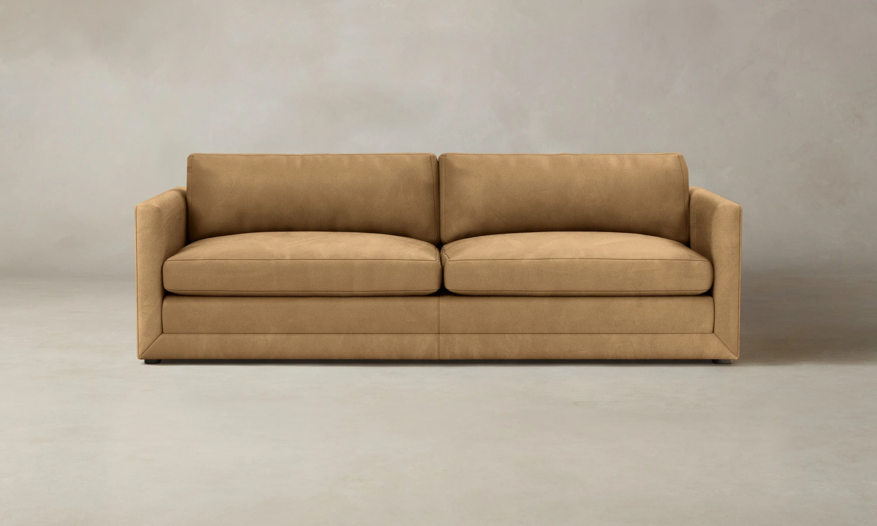 The Warren Sofa - Nubuck Leather Rye