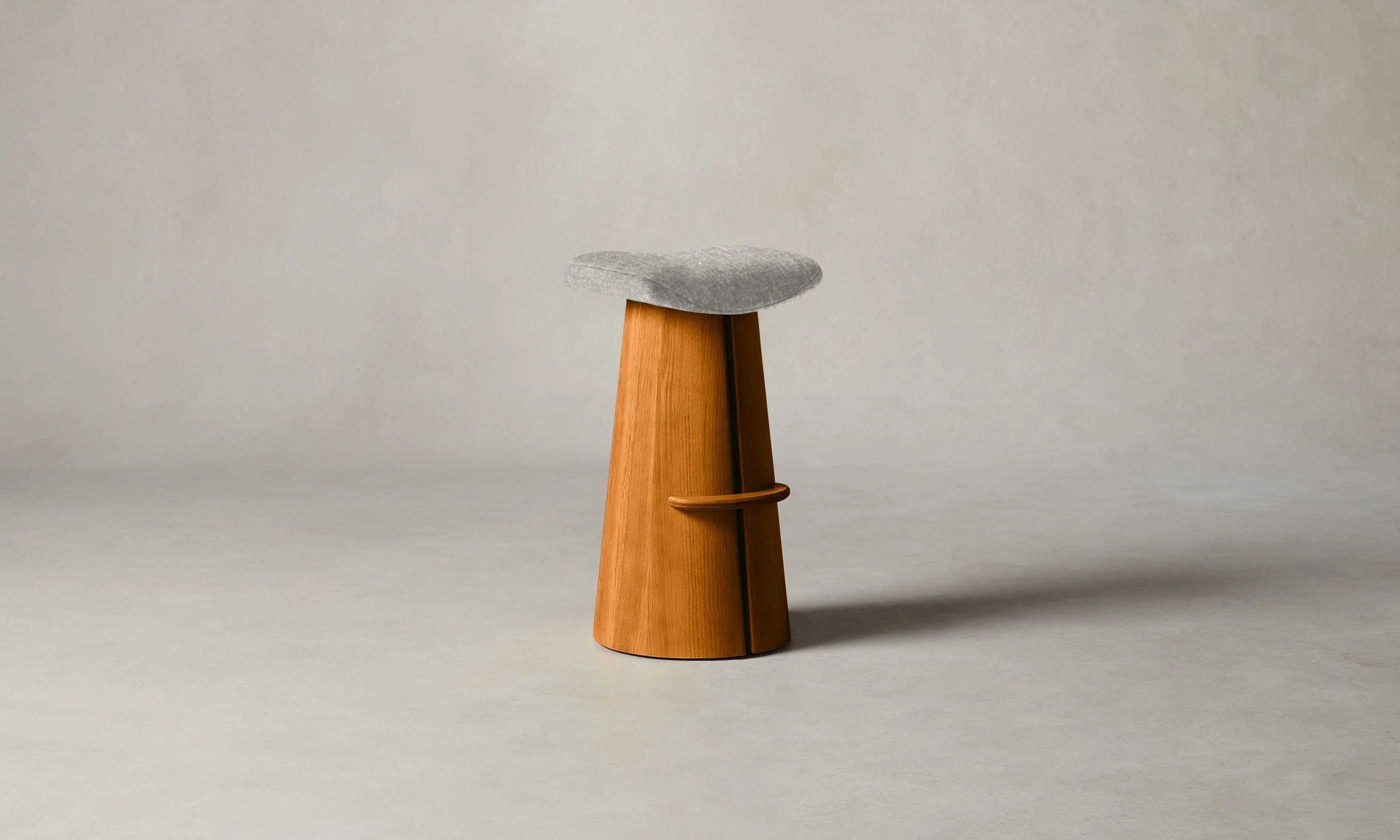 The Weston Bar & Counter Stool - Heritage Belgian Linen Agate - Image 4