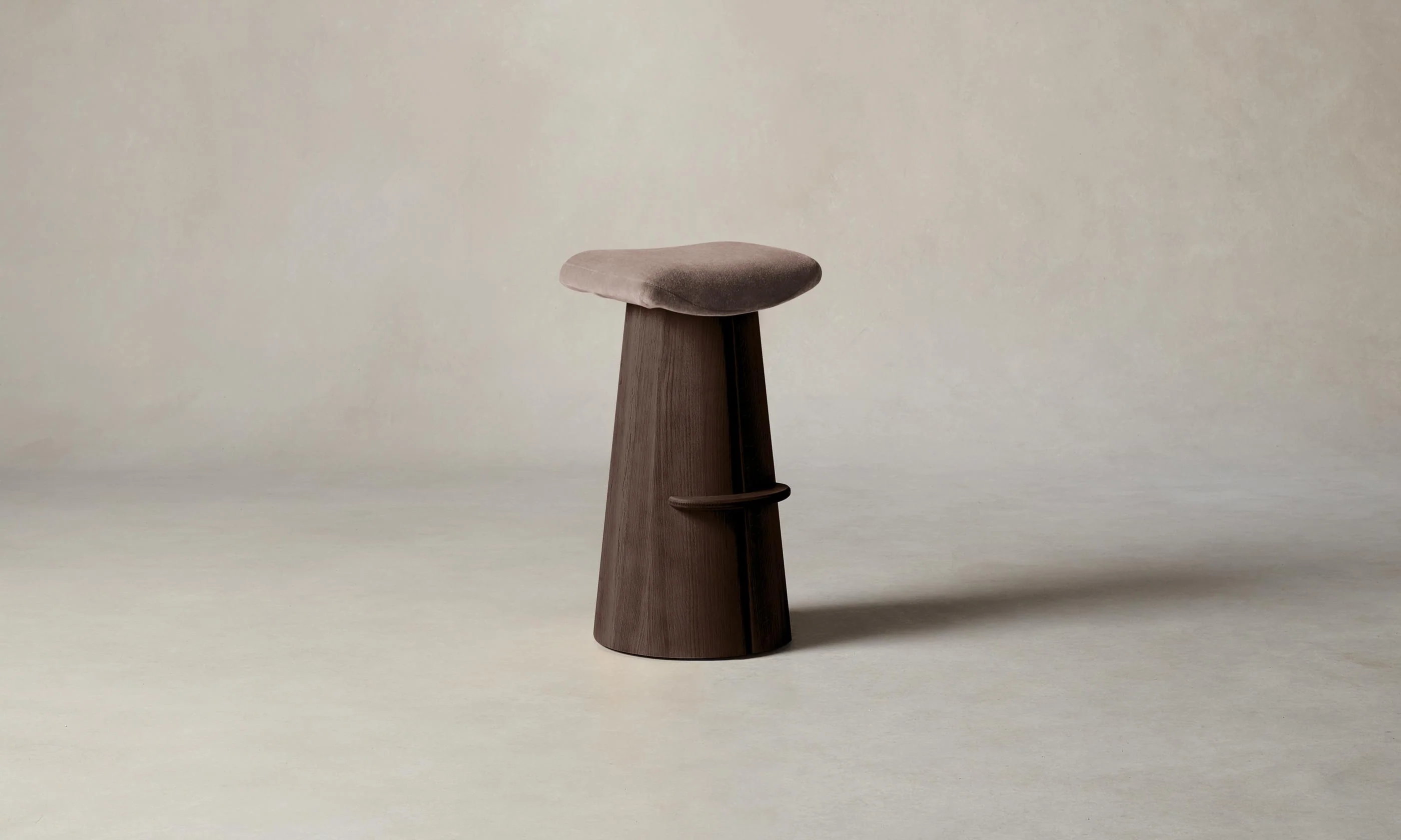 The Weston Bar & Counter Stool - Mohair Peony - Image 2