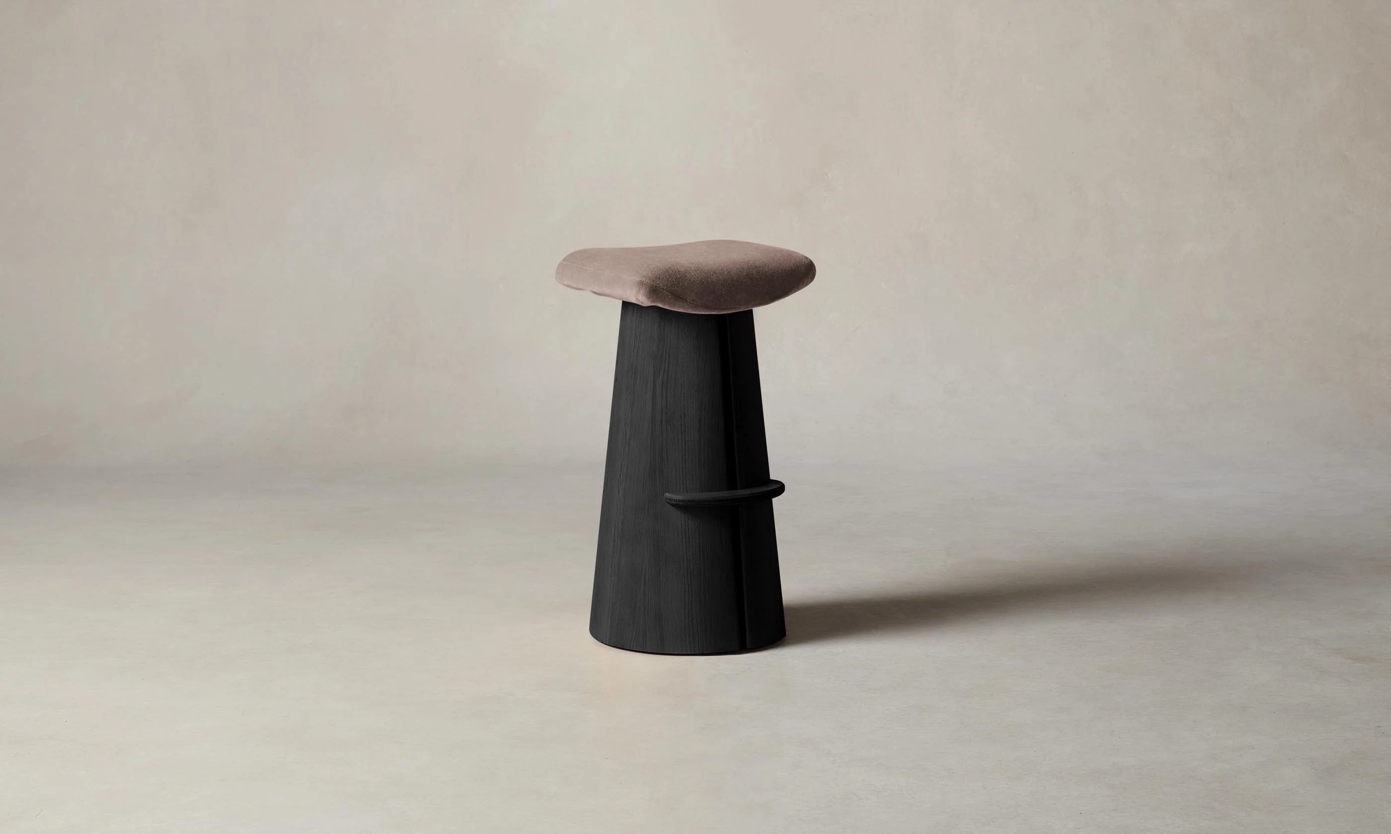 The Weston Bar & Counter Stool - Mohair Peony - Image 3