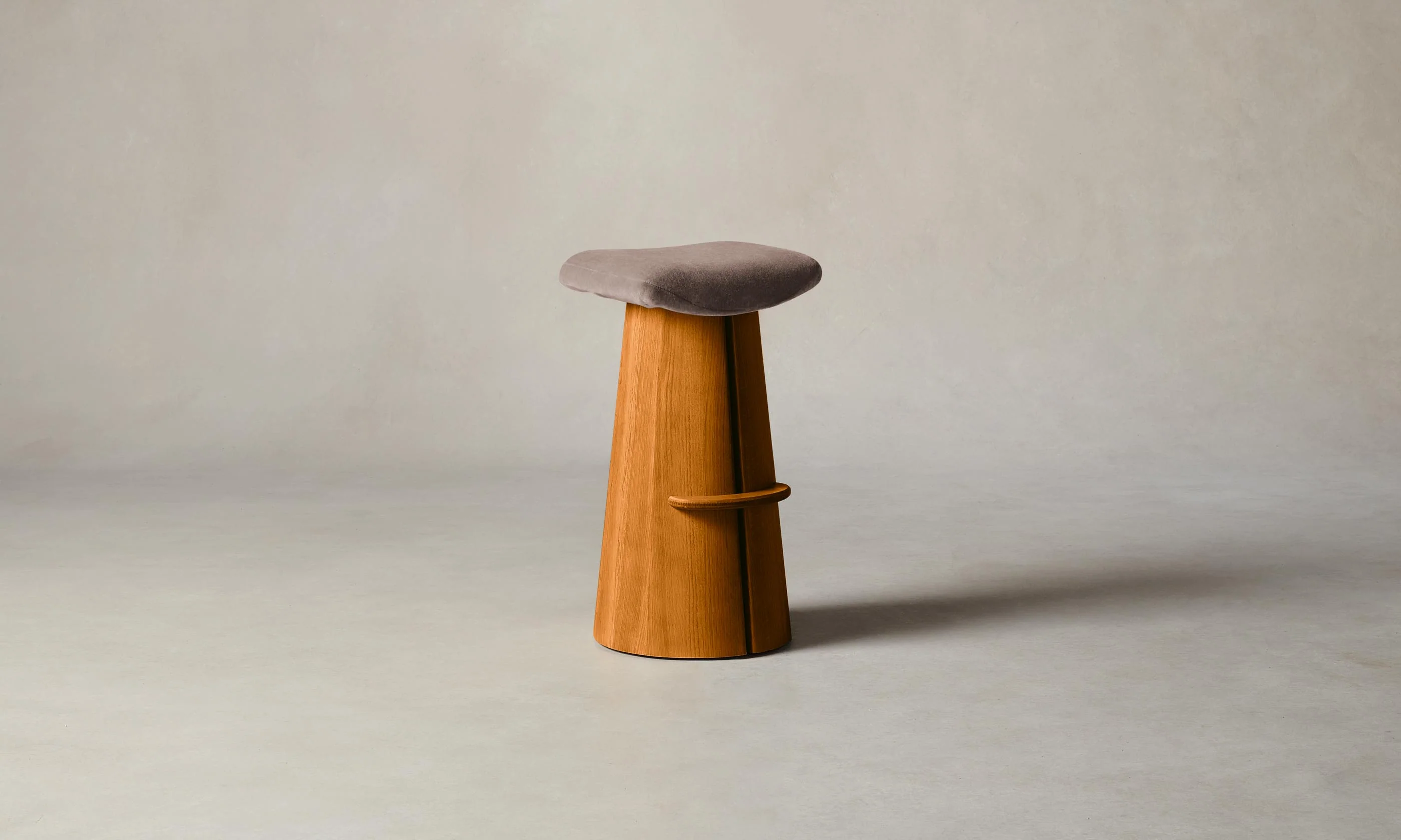 The Weston Bar & Counter Stool - Mohair Peony - Image 4