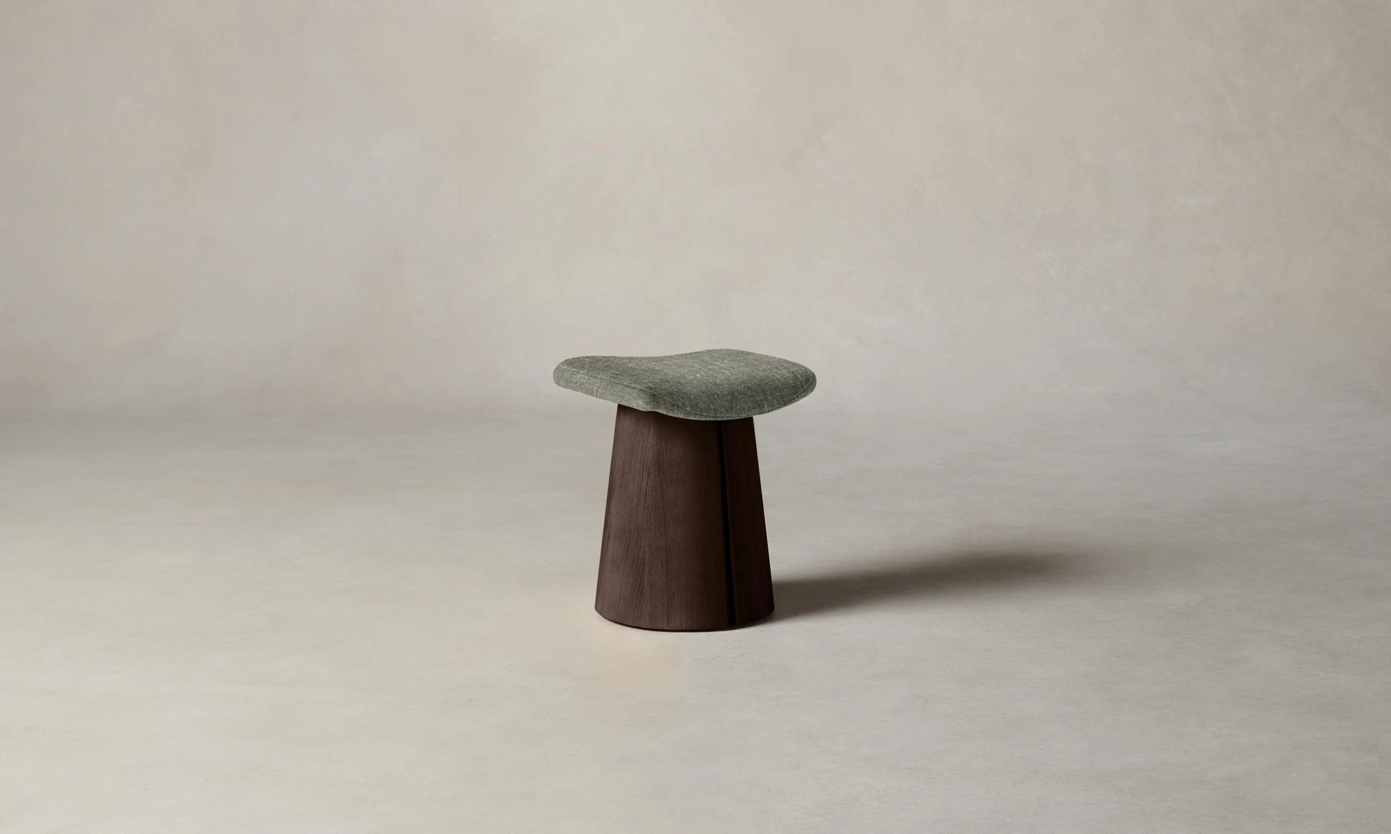 The Weston Stool - Heritage Belgian Linen Thyme - Image 2