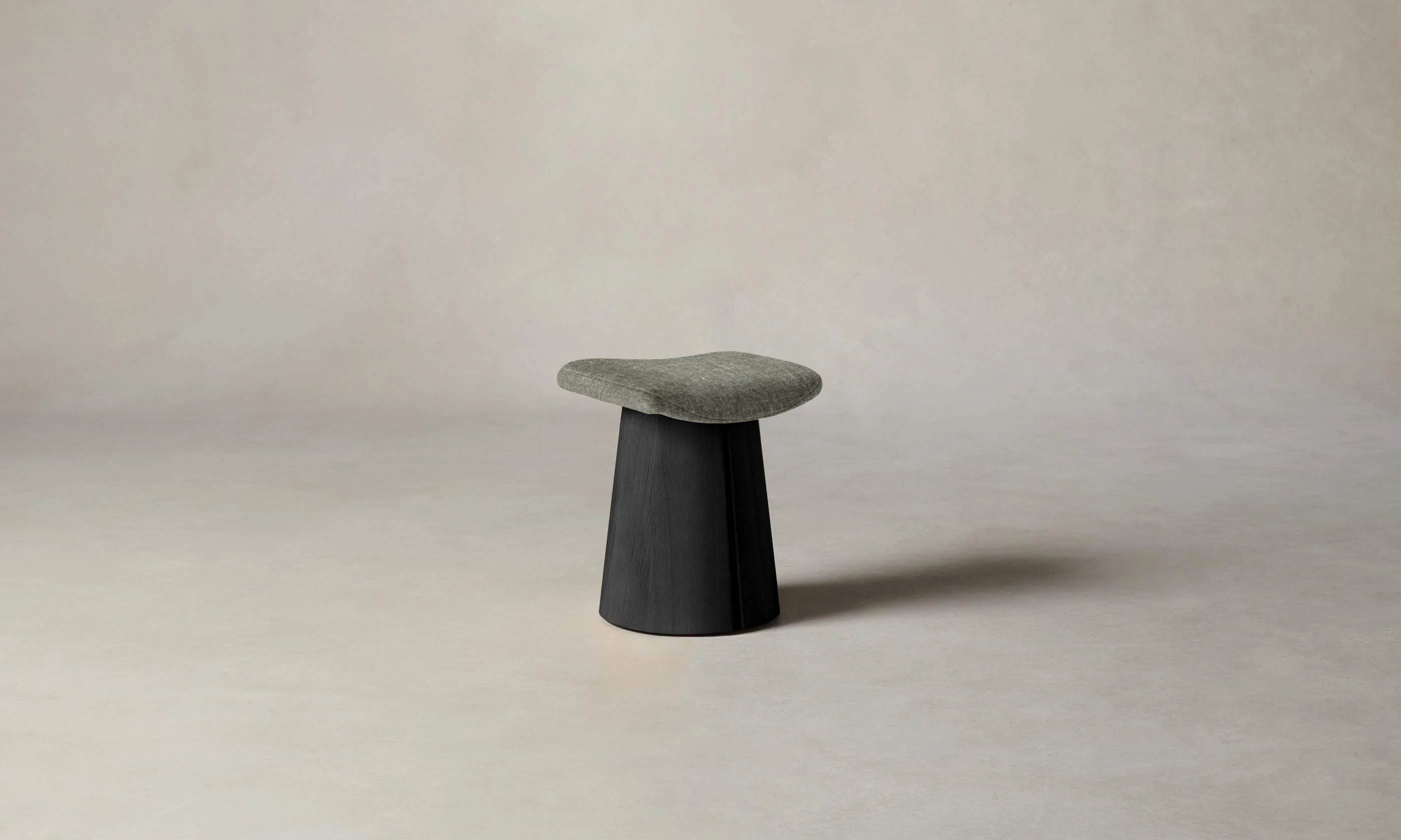 The Weston Stool - Heritage Belgian Linen Thyme - Image 3