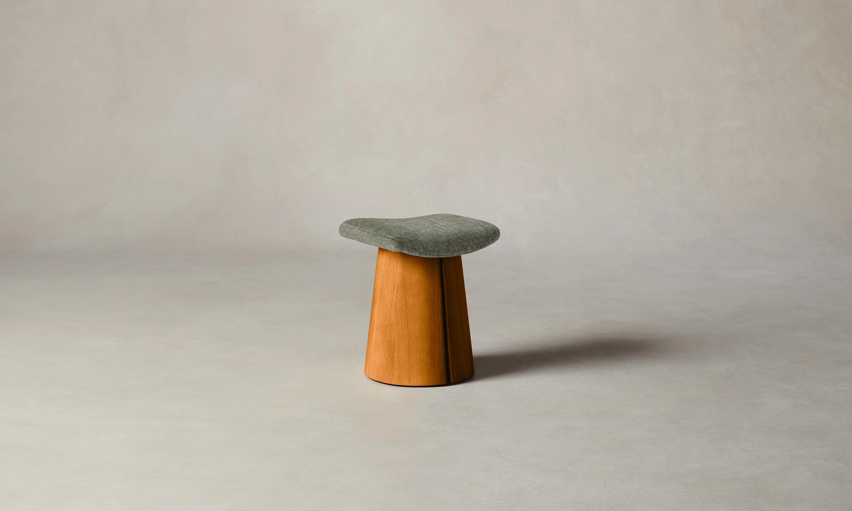 The Weston Stool - Heritage Belgian Linen Thyme - Image 4