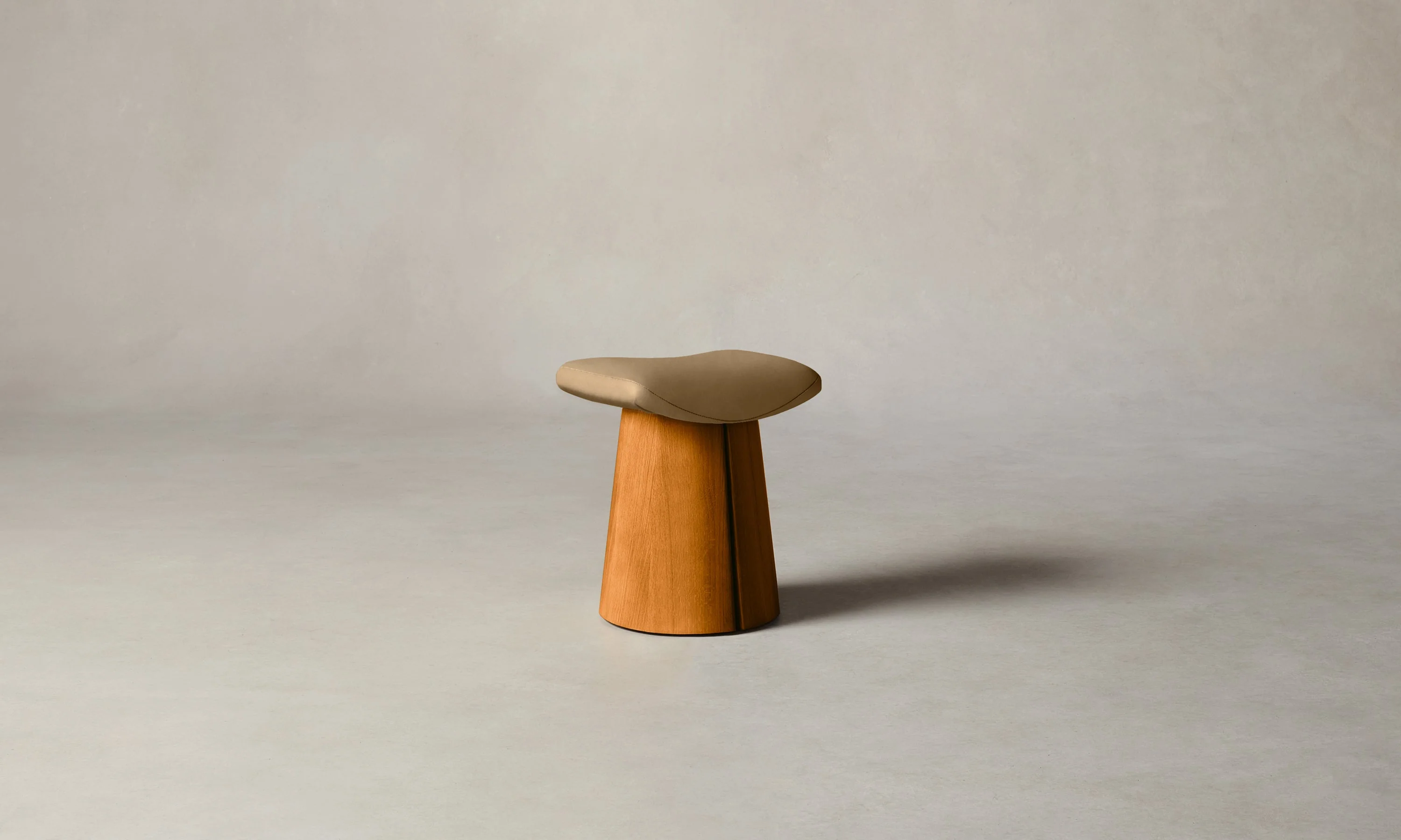 The Weston Stool - Costa Leather Portobello - Image 4
