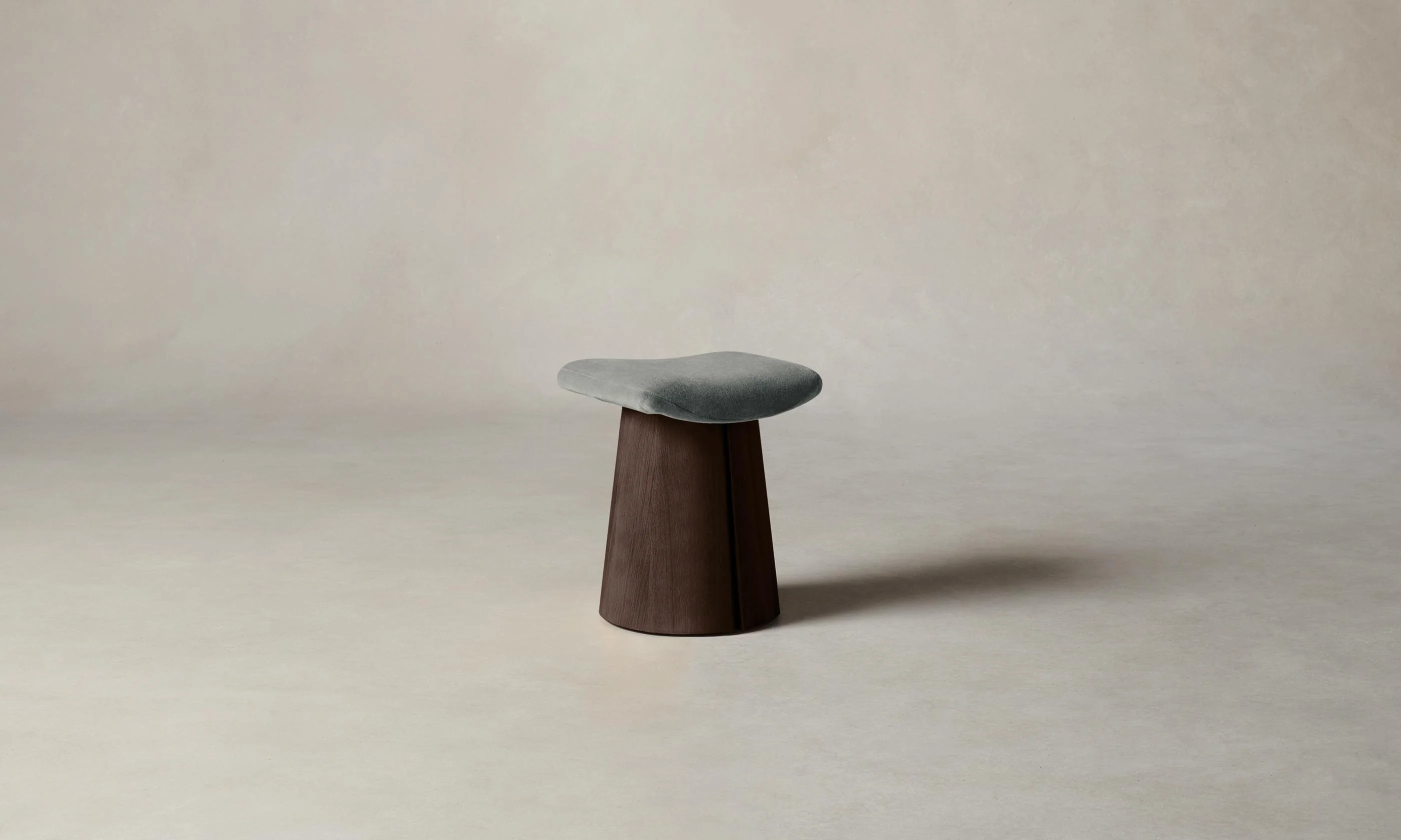 The Weston Stool - Mohair Fog - Image 2