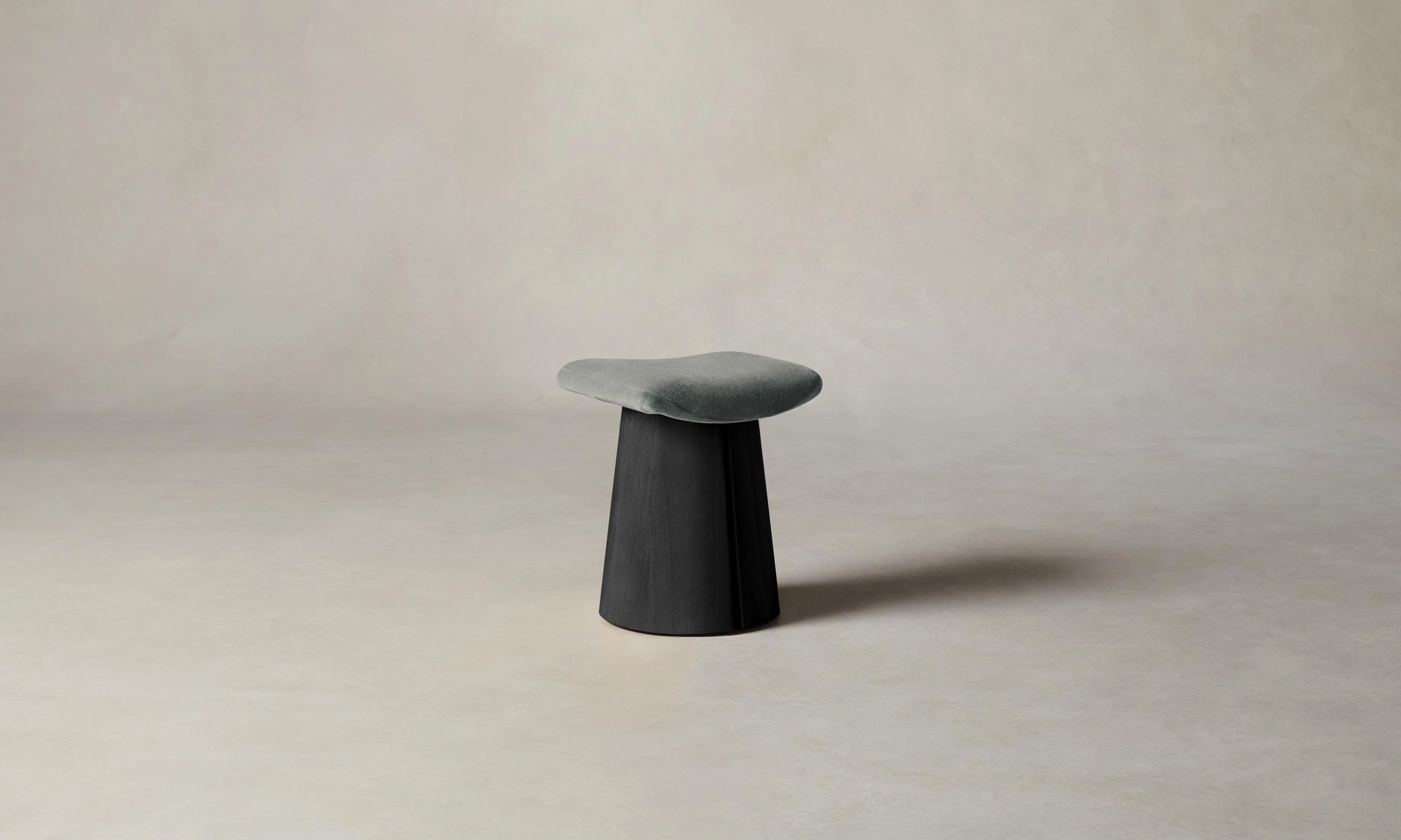 The Weston Stool - Mohair Fog - Image 3
