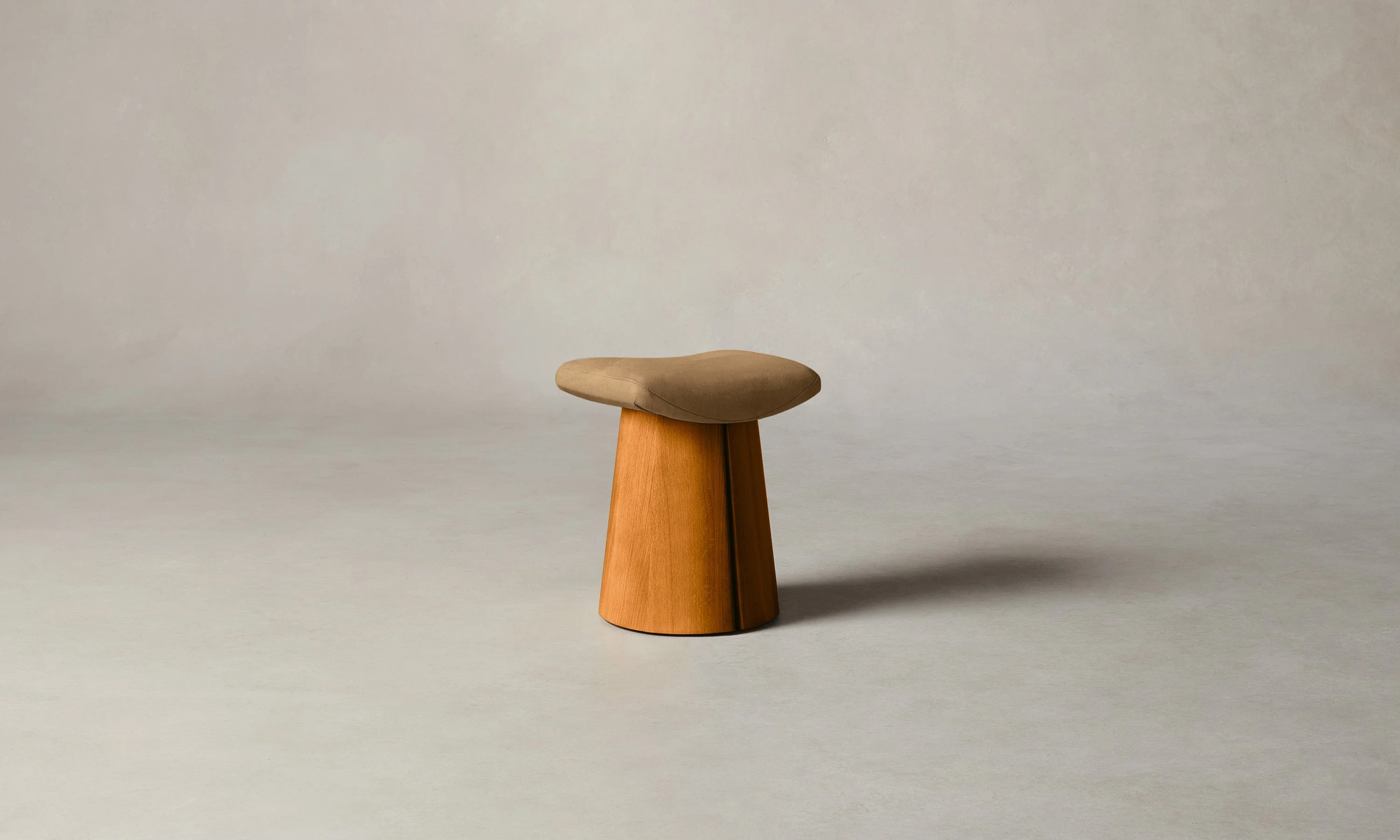 The Weston Stool - Nubuck Leather Rye - Image 4