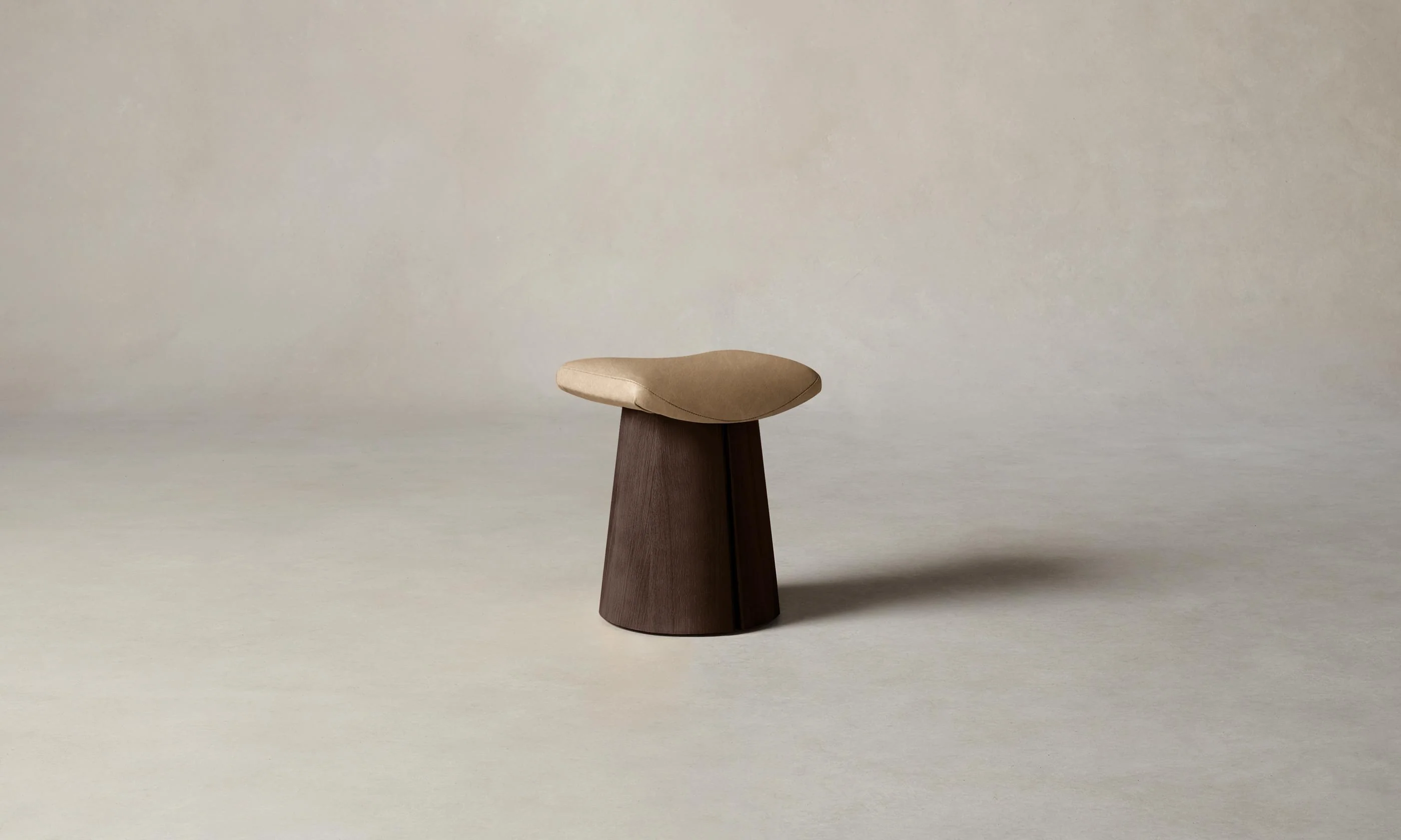 The Weston Stool - Tuscan Leather Camel - Image 2